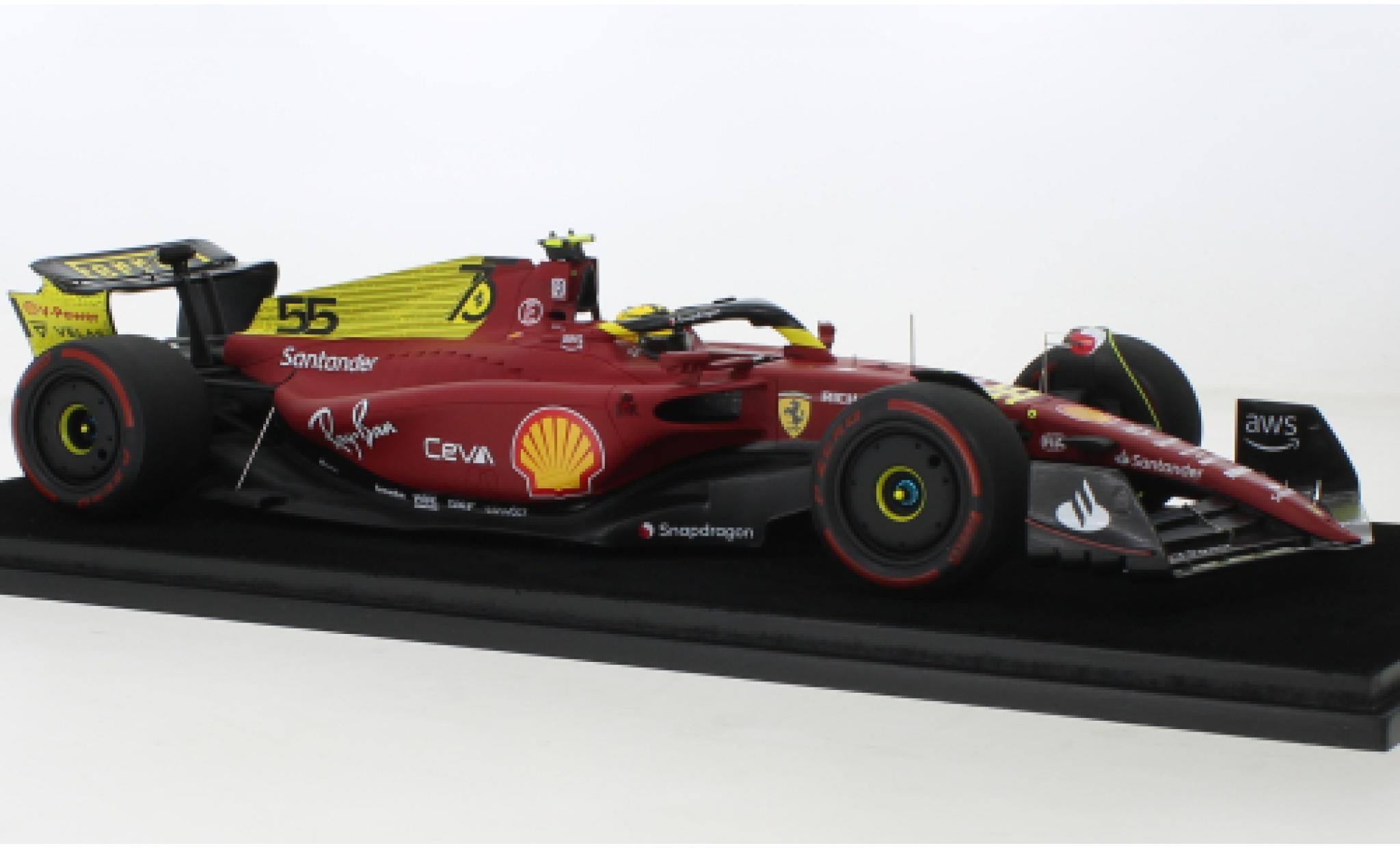 Ferrari F1 1/18 Look Smart -75 No.55 Scuderia Formel 1 GP Italien 2022 1:18 miniature