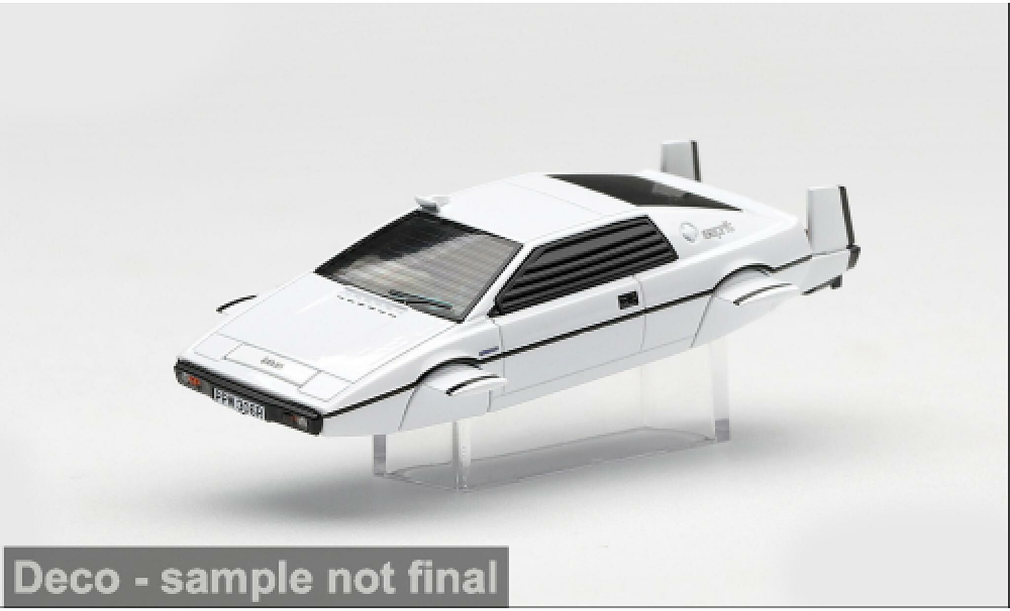 Lotus Esprit 1/64 Mini GT S1 blanche 1977 James Bond 007 &ndash; The Spy Who Loved me 1:64 miniature