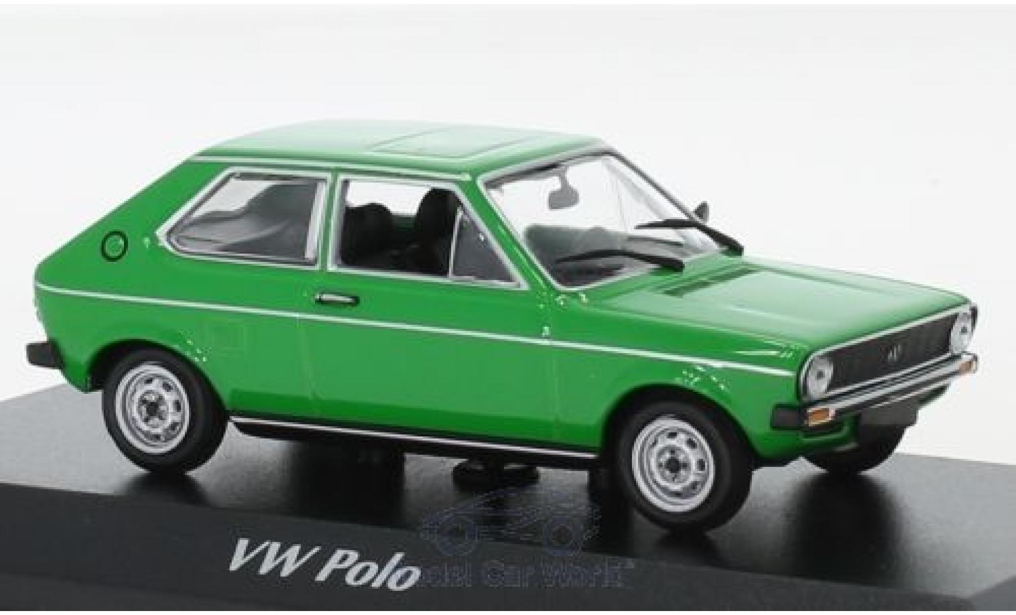 Miniature Volkswagen Polo 1/43 Maxichamps Verte 1979 - Voiture ...