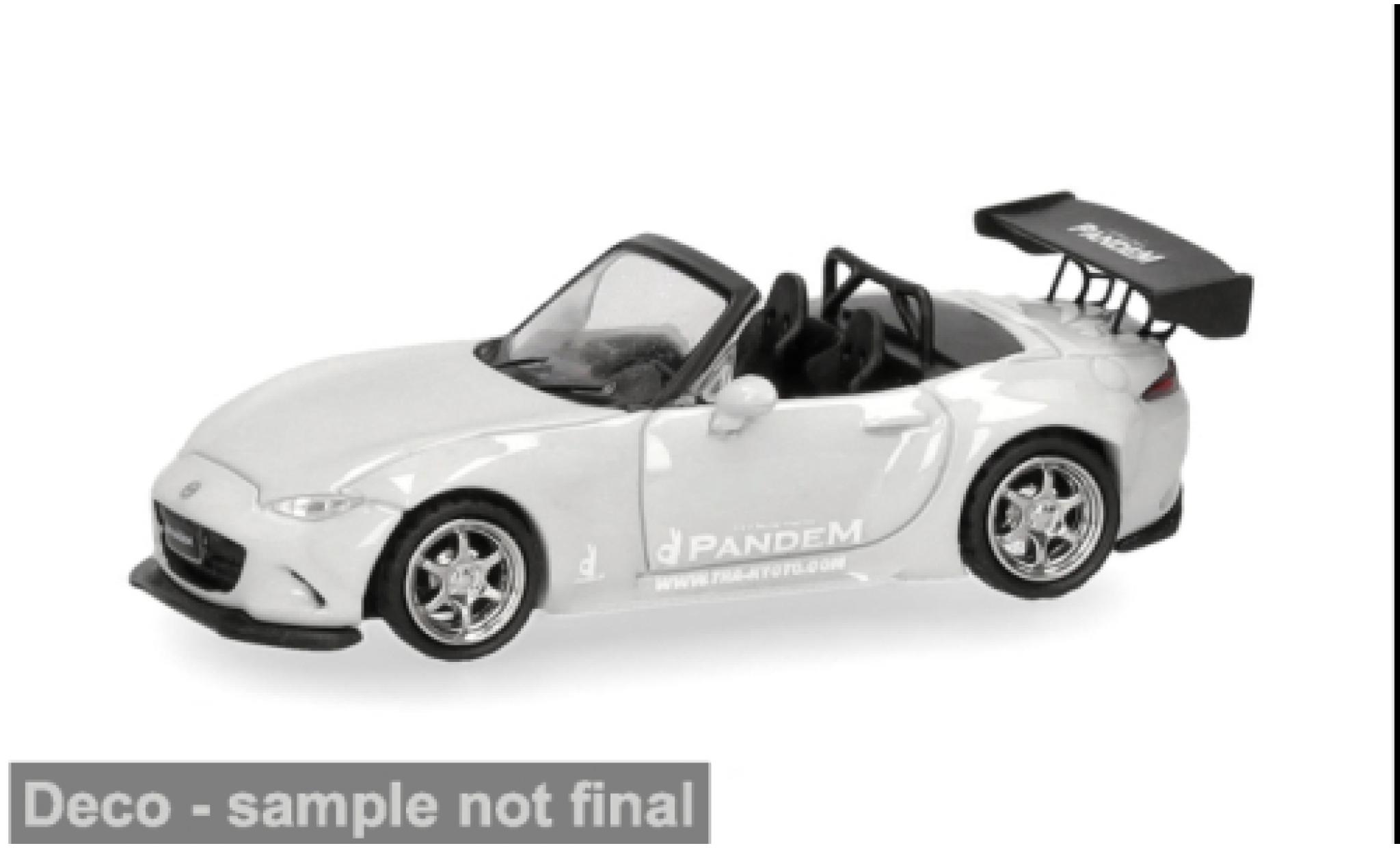 Mazda MX 1/87 Micro City 87 -5 Rocket Bunny grise 1:87 miniature