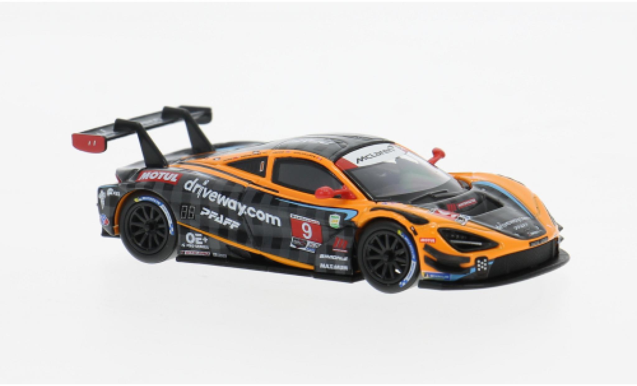 McLaren 720 1/64 Mini GT S GT3 EVO IMSA 24h Daytona 2024 Pfaff Motorsports #9 O.Jarvis 1:64 miniature