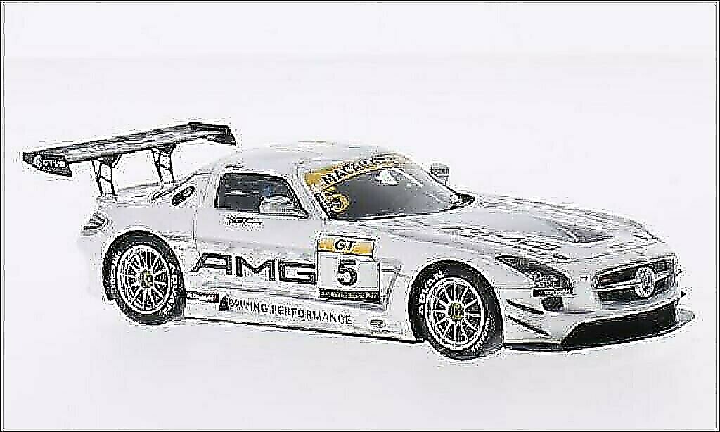 thumbnail image 2 of Mercedes-Benz 1:43 Scale Model Car – SLS AMG GT3 '45 Years AMG' – B66960555 2 of 6
