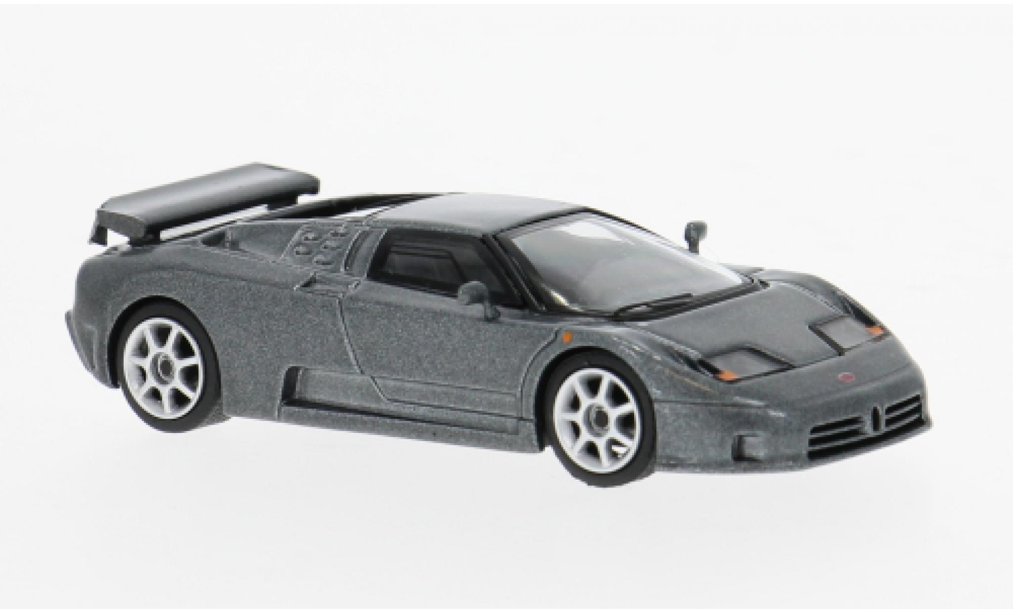 Bugatti EB110 Mini GT Super Sport grise 1995 1:64 miniature