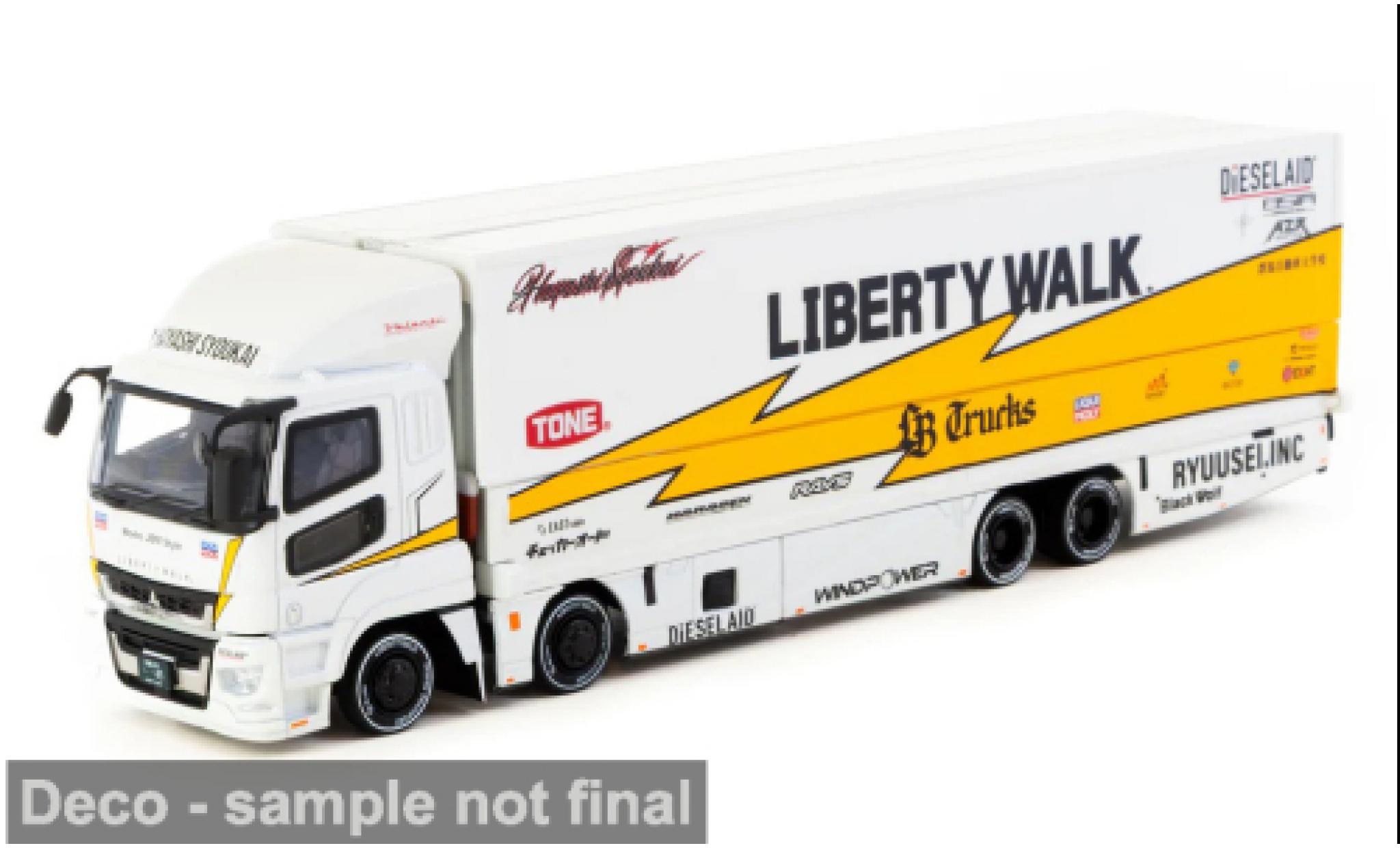 Mitsubishi Fuso 1/64 Tarmac Works Super Great LB-Trucks 1:64 miniature