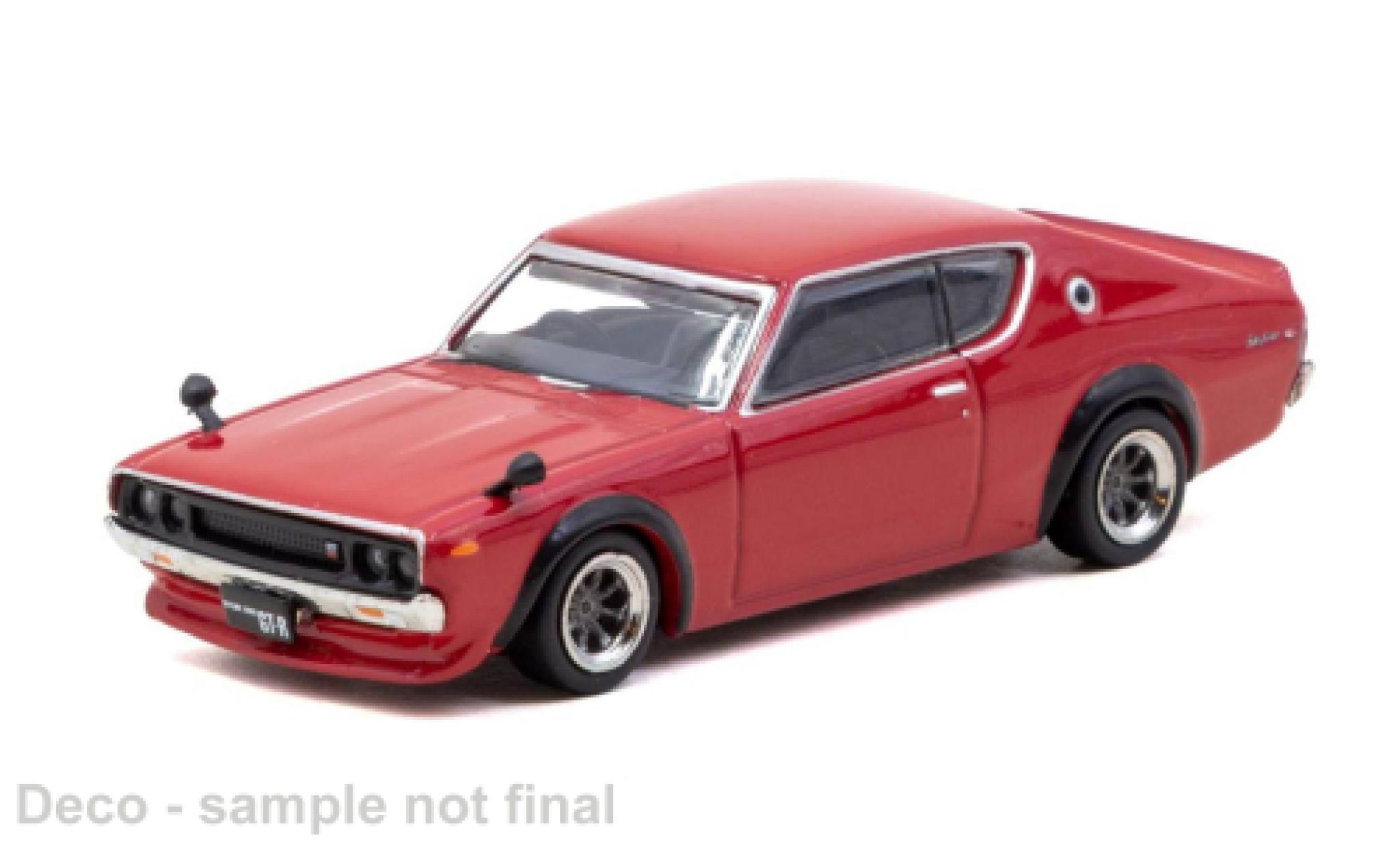 Nissan Skyline 1/64 Tarmac Works 2000 GT-R (KPGC110) rouge 1972 1:64 miniature