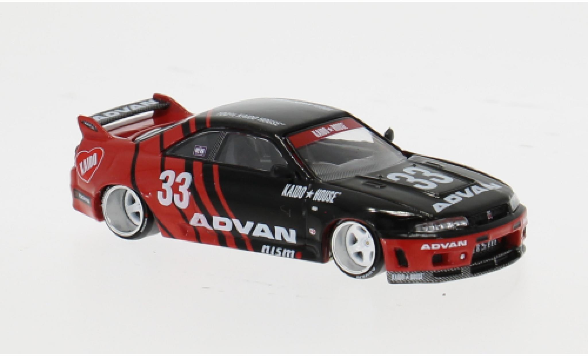 Nissan Skyline 1/64 Mini GT GT-R (R33) Kaido Works Advan 1:64 miniature