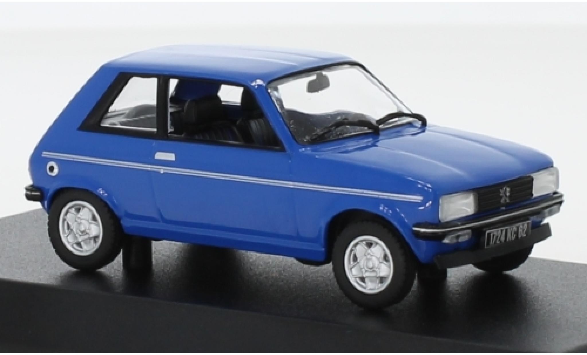 Miniature Peugeot 104 1/43 Norev ZS Bleue 1979