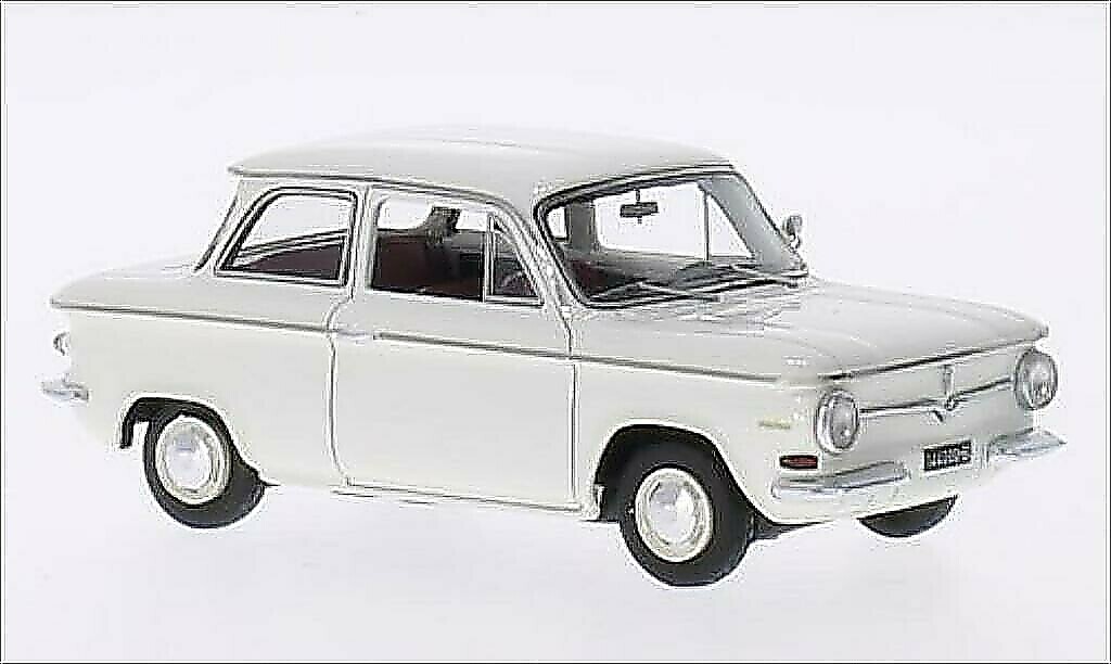 Hachette 1:24 Scale Model Car - ZAZ 966 / NSU Prinz 4, 1967, Collectible Die-Cast