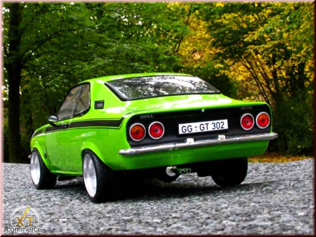 Opel Manta 1/18 Norev gt/e grun 1975 jantes bbs bords larges
