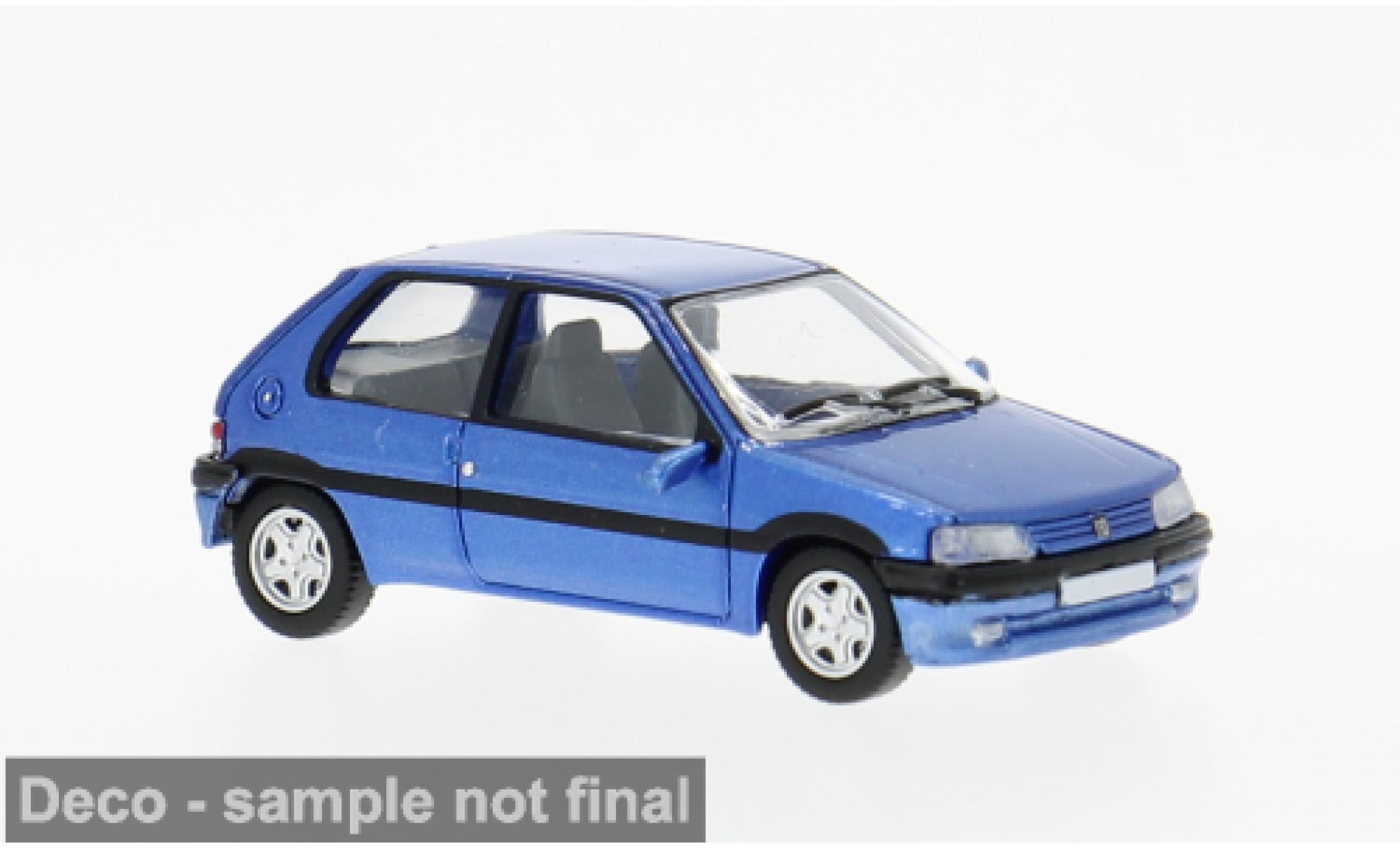 Peugeot 106 1/87 PCX87 XSI bleue 1991 1:87 miniature