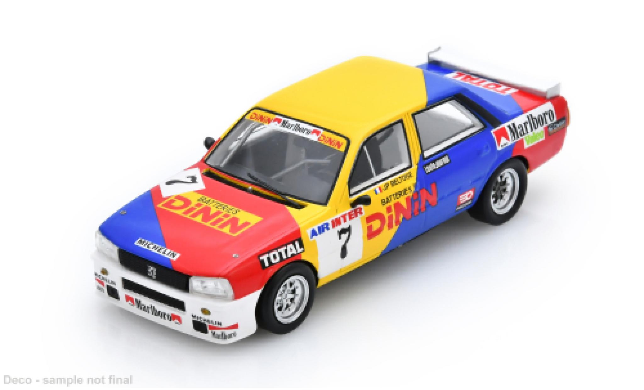 Peugeot 505 1/43 Spark 1982 #7 J-P.Beltoise 1:43 miniature