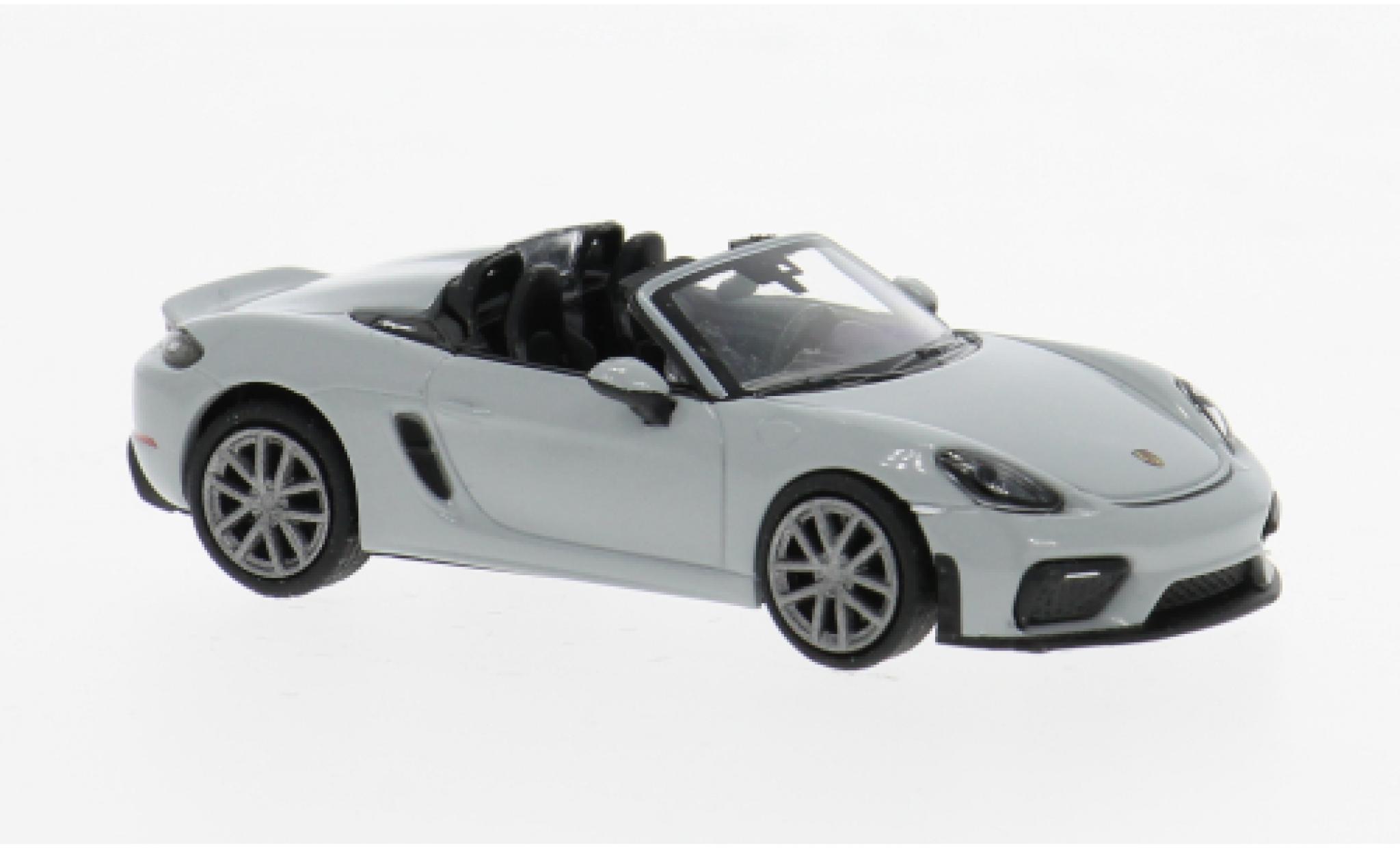 Porsche 718 1/87 Minichamps Spyder (981) grise 2019 1:87 miniature