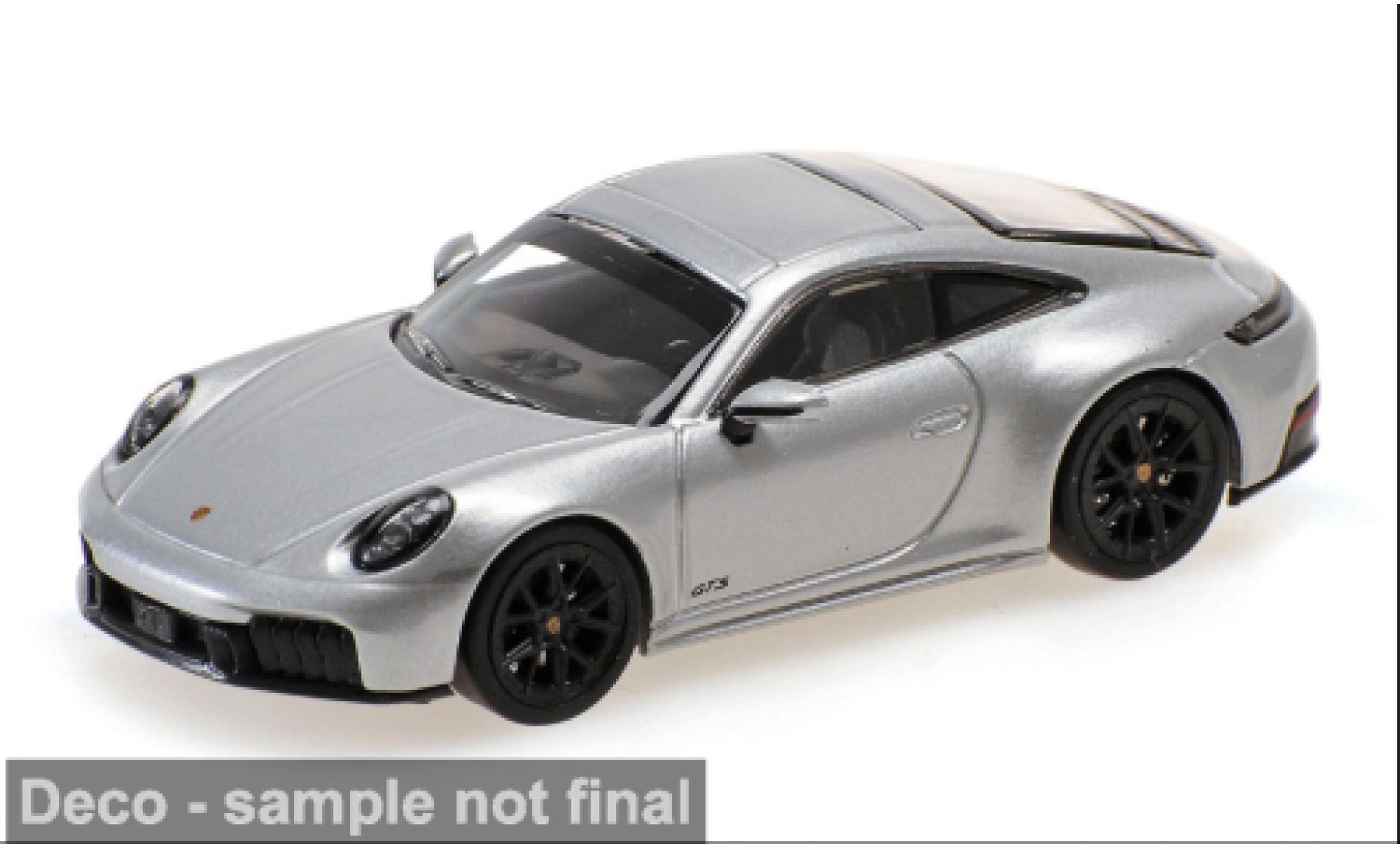 Porsche 992 GTS 1/64 Minichamps 911 (.2) Carrera grise 2025 1:64 miniature