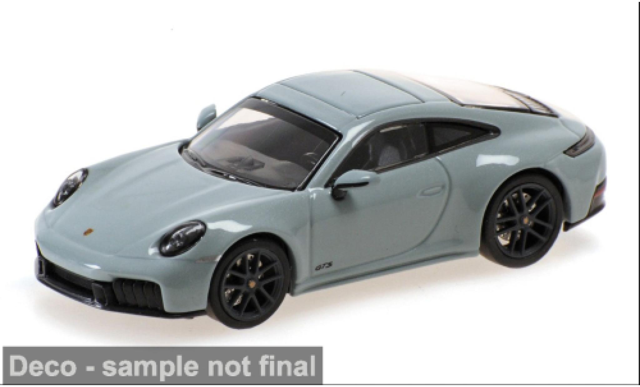 Porsche 992 GTS 1/64 Minichamps 911 (.2) Carrera verte 2025 1:64 miniature