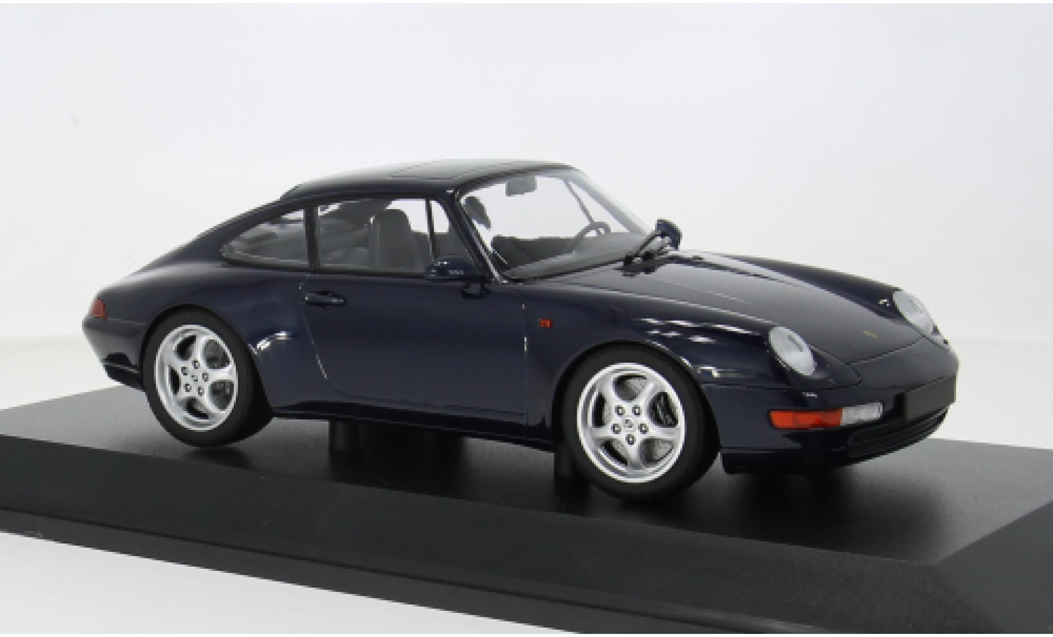 Porsche 993 1/18 Minichamps 911  bleue 1 1:18 miniature