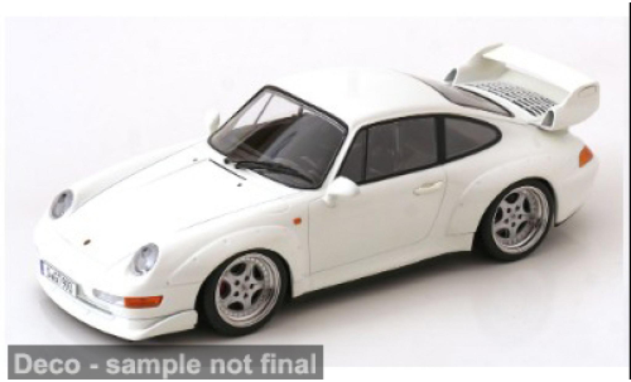 Porsche 993 GT2 1/18 KK Scale 911  blanche 1996 1:18 miniature
