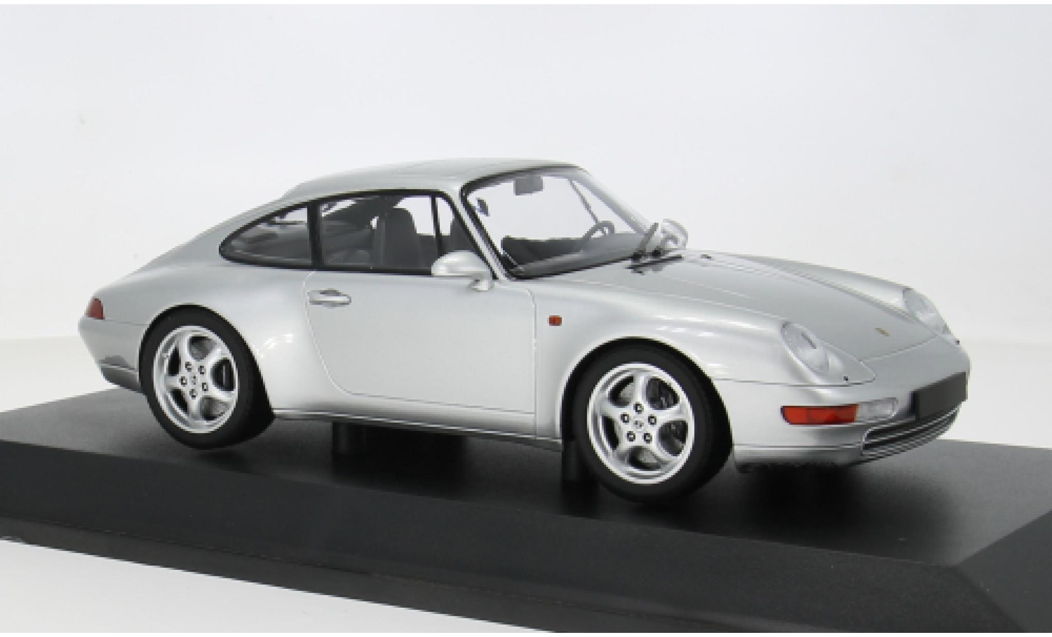 Porsche 993 1/18 Minichamps 911  argent&Atilde;&copy;e 1 1:18 miniature