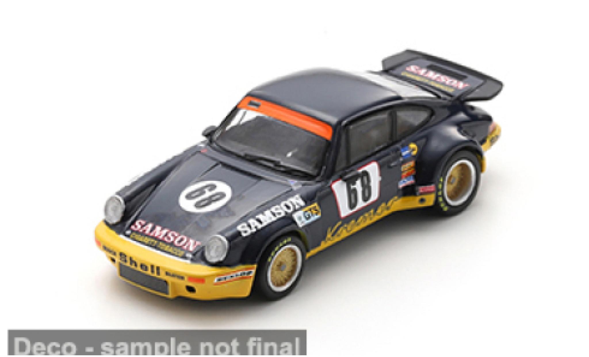Porsche 930 RSR 1/64 Spark 911 Carrera 3.0 24h Le Mans 1974 #68 H.Heyer/E.Kremer 1:64 miniature