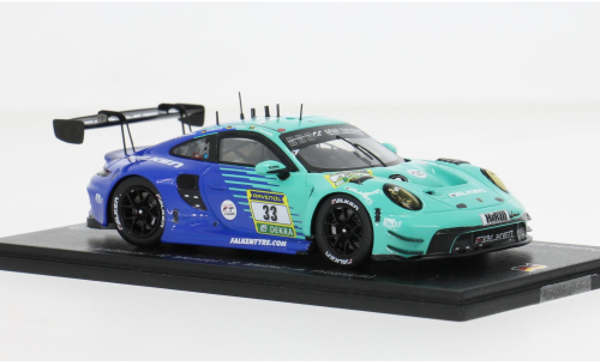 Porsche 992 GT3 R 1/43 Spark 911  24h N&uuml;rburgring 2025 Falken Motorsports #33 J.Andlauer/N.Menzel 1:43 miniature