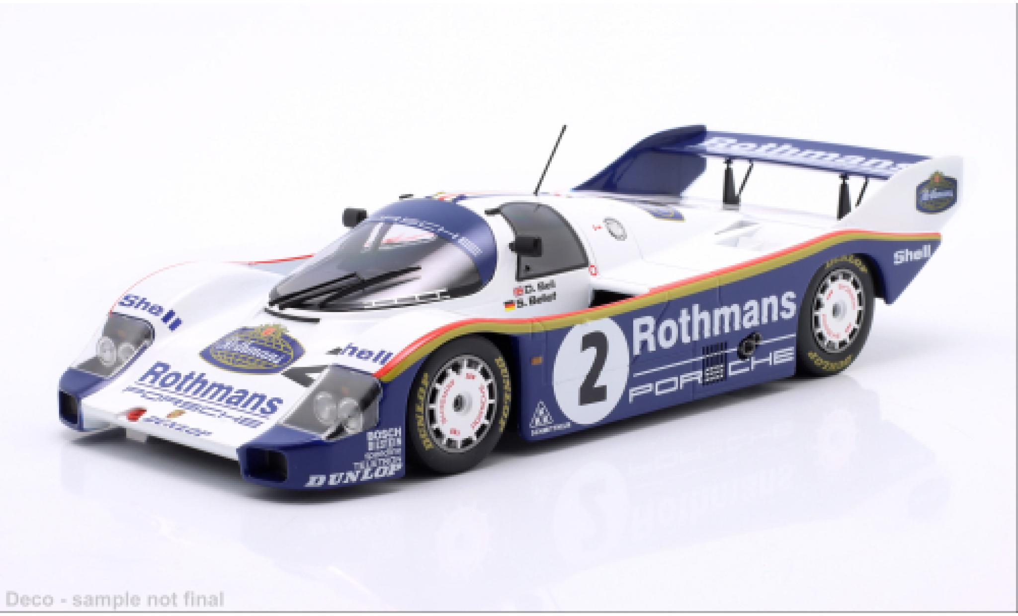 Porsche 956 1984 1/18 Werk83 K 1000 km Sandown #2 S.Bellof/D.Bell 1:18 miniature
