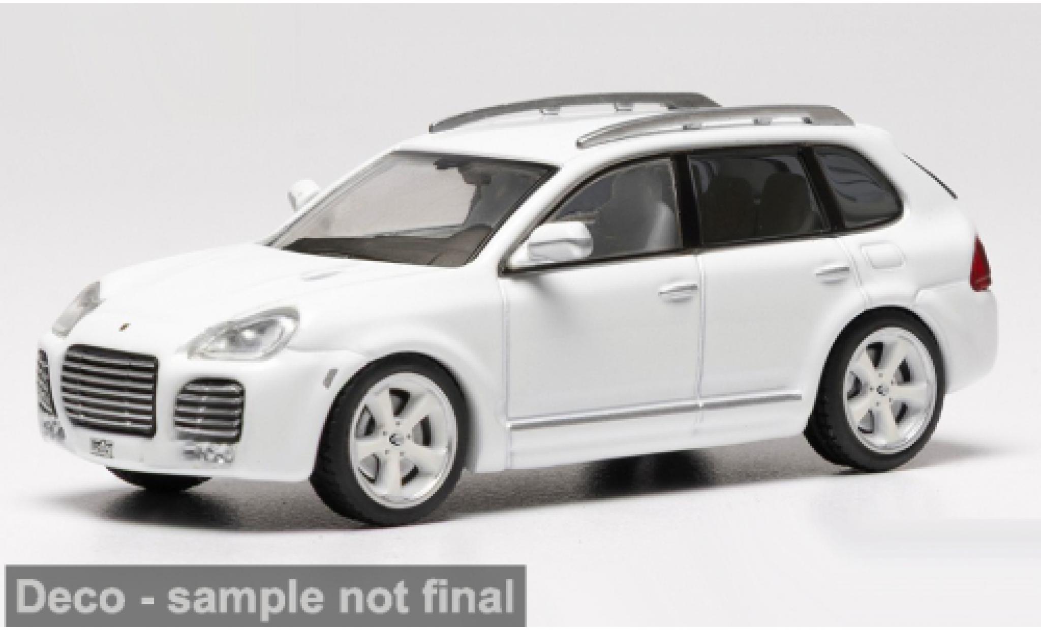 Porsche Cayenne 1/64 IXO America Techart blanche 2003 1:64 miniature