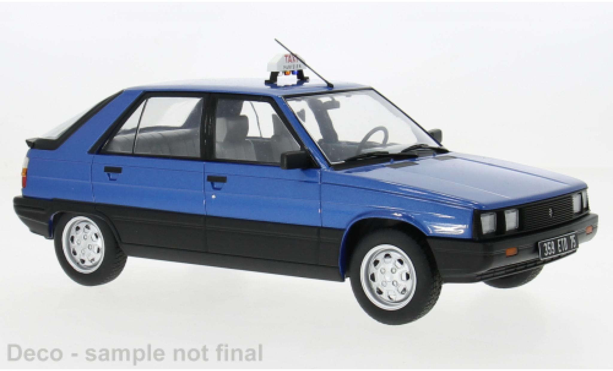 Renault 11 1/18 MCG GTL bleue 1985 Taxi (F) 1:18 miniature