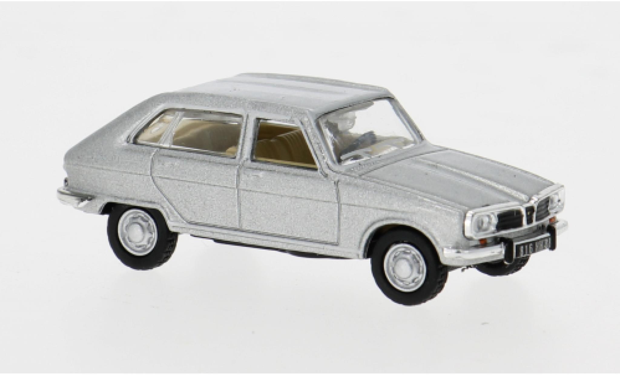 Voiture Miniature Renault 16 Grise à L'échelle 1/64 - Modèle Métal Welly 3 Inches, Pour Collection Ou Jouet