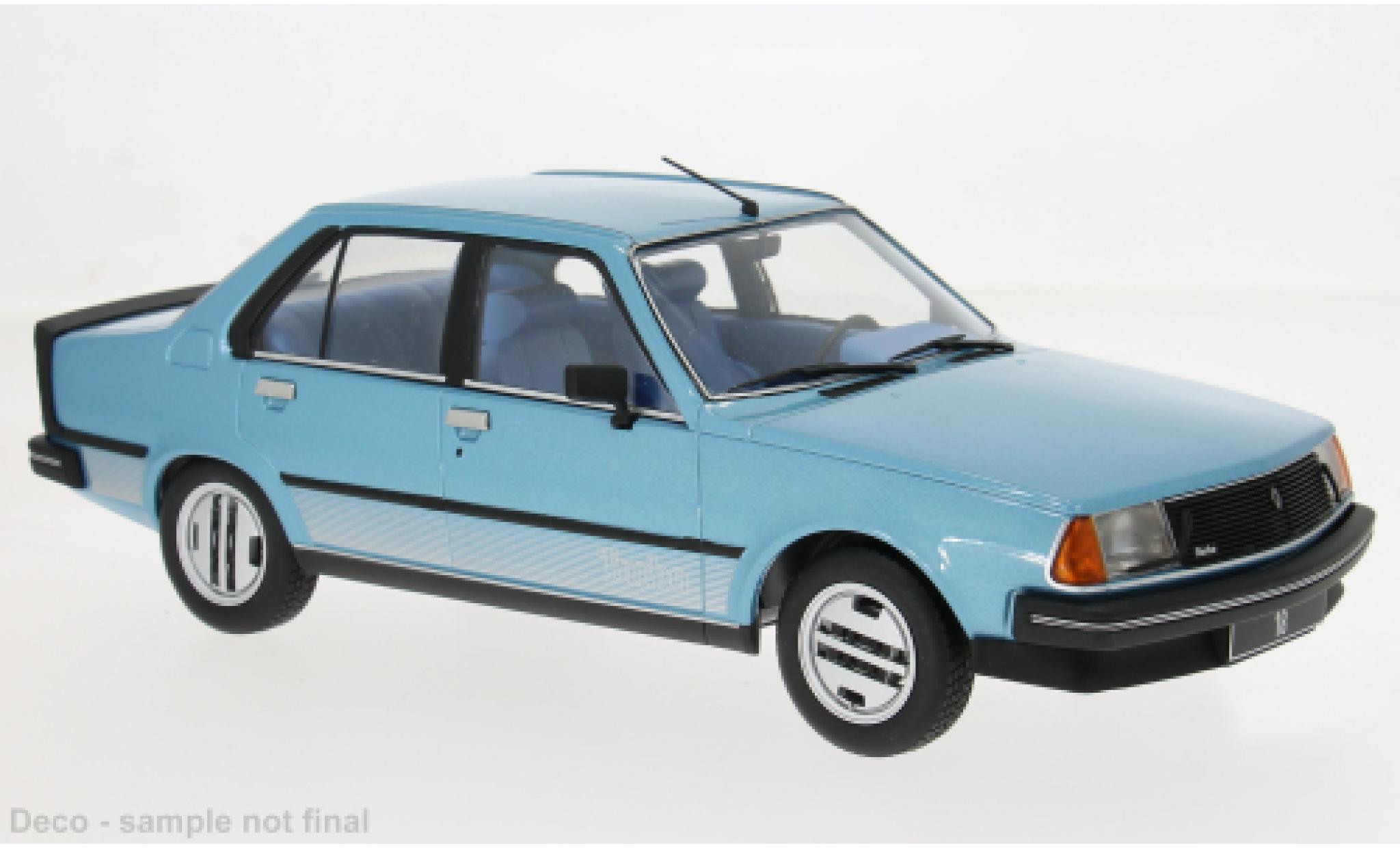 Renault 18 1/18 MCG Turbo bleue 1978 1: miniature