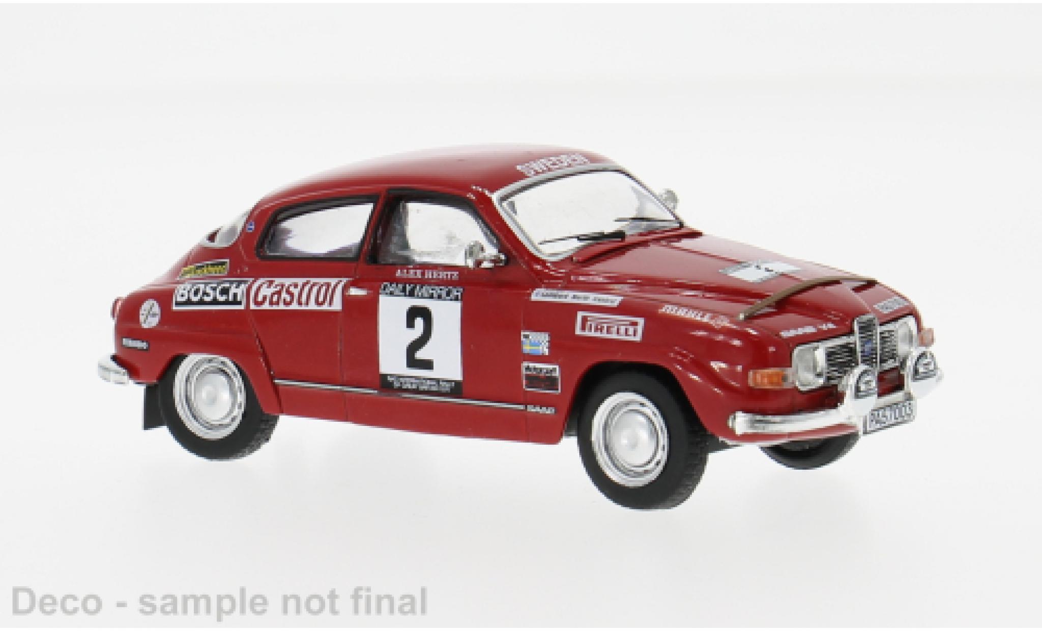 Saab 96 1/43 IXO V4 RAC Rally 1971 #2 S.Blomqvist/A.Hertz 1:43 miniature