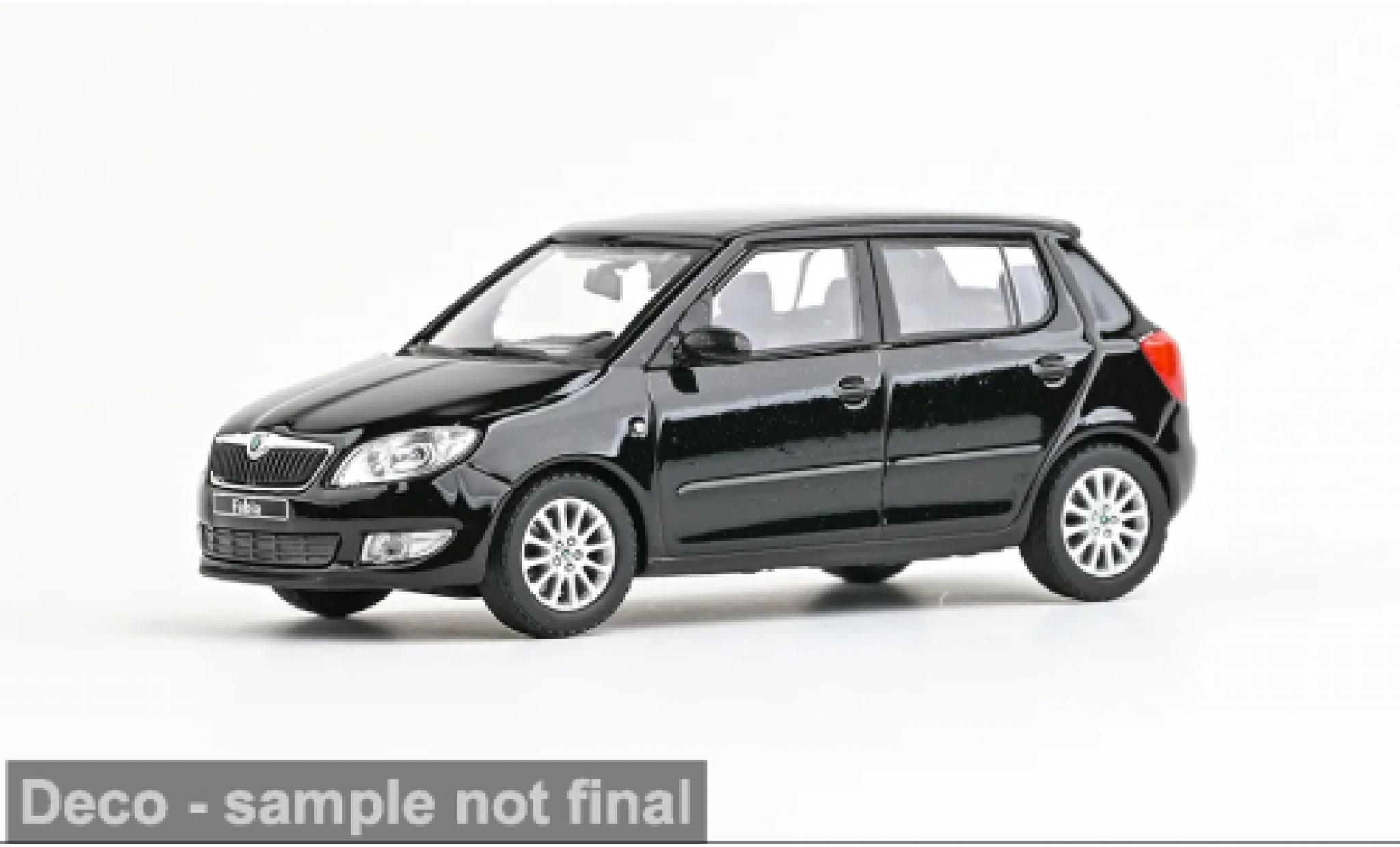 Skoda Fabia 1/43 Abrex II FL noire 2010 1:43 miniature