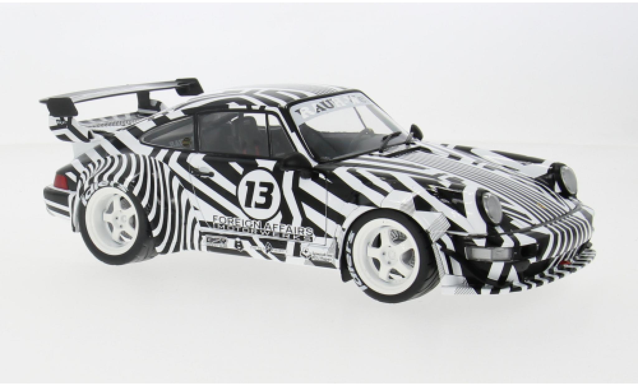 Voiture Miniature Porsche Pink Pig RWB 1:18 - Modèle De Collection Métal Sur Socle