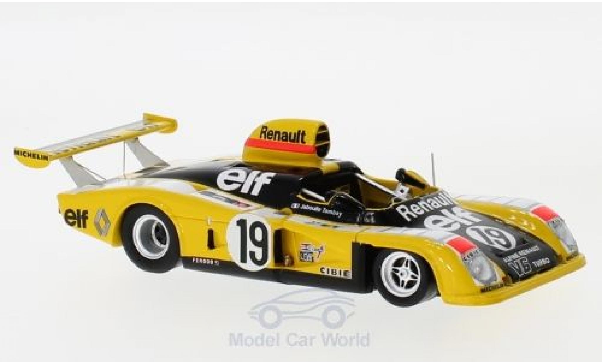 Miniature Alpine A442 1/43 Spark Renault RHD No.19 24h Le