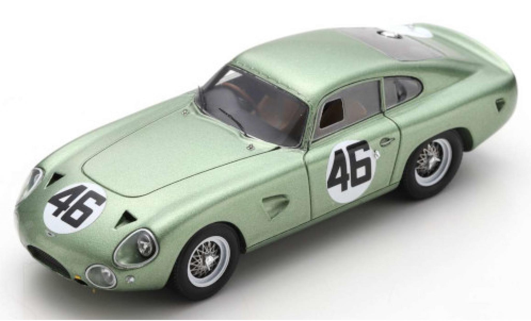 Aston Martin DP214 1/43 Spark RHD No.46 Coppa InterEuropa Monza 1963 R.Salvadori Miniature Aston Martin DP214 1/43 Spark RHD No.46 Coppa InterEuropa Monza 1963 R.Salvadori miniature