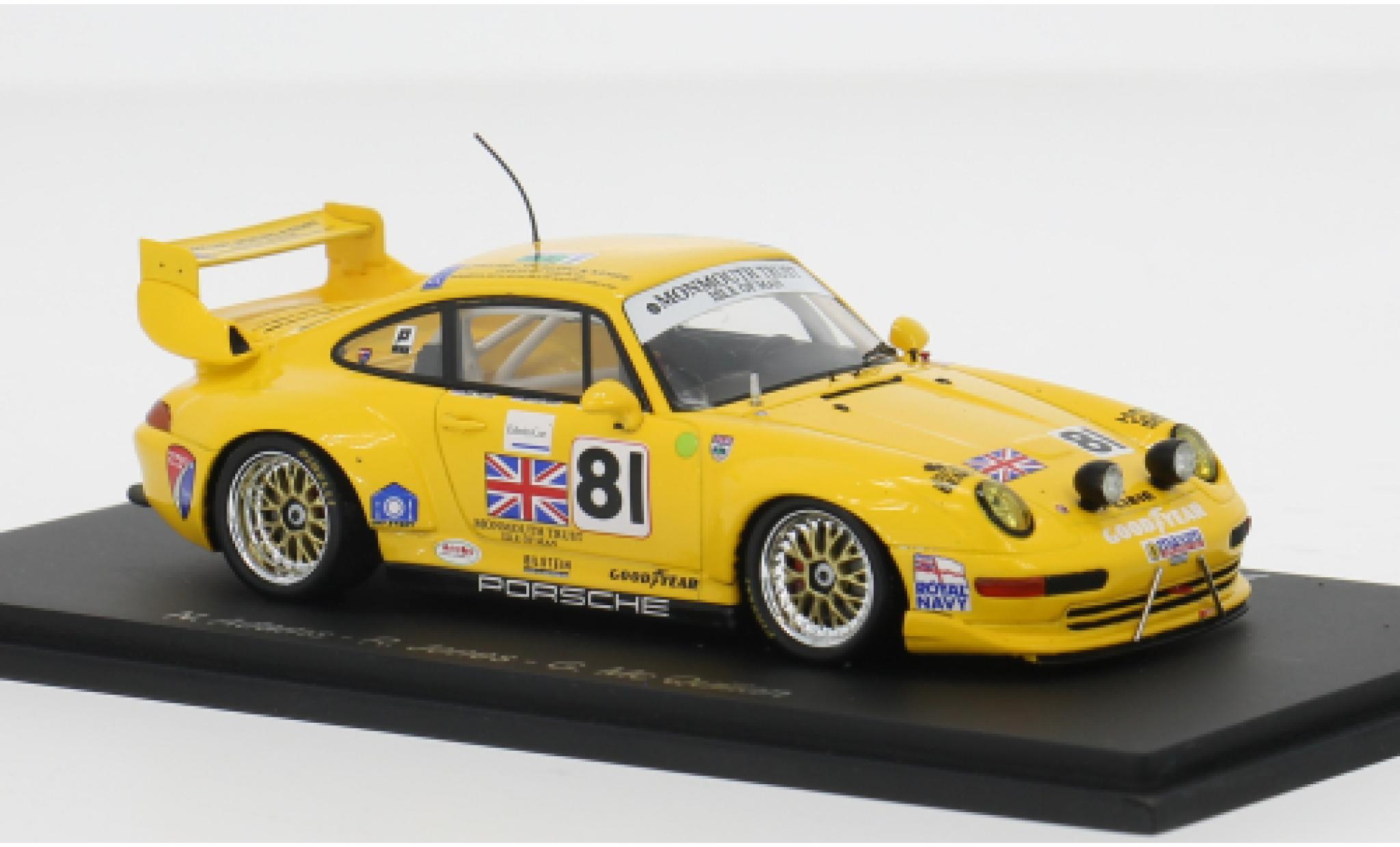 Porsche 993 GT2 1/43 Spark 911 24h Le Mans 1995 #81 1:43 miniature