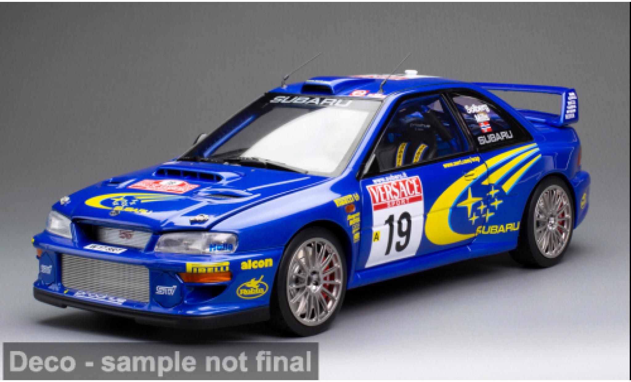 Subaru Impreza 1/18 Sun Star S6 WRC Rally San Remo 2000 #19 P.Solberg/P.Mills 1:18 miniature