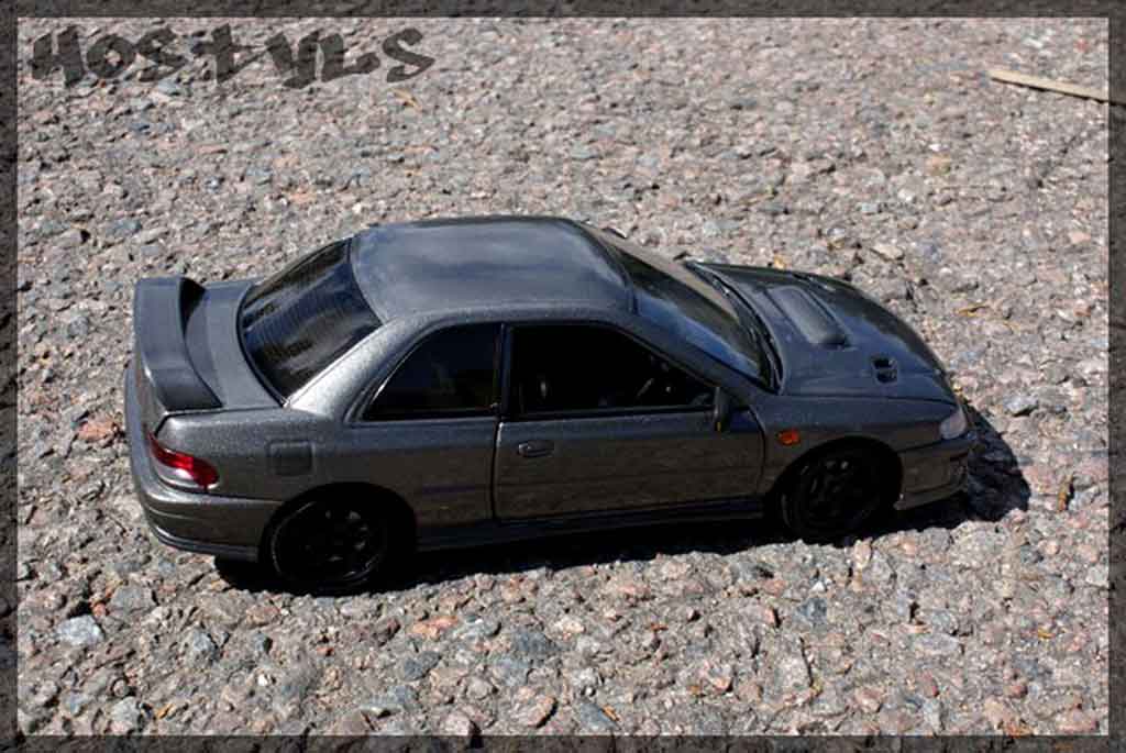 Subaru Impreza WRX Type R 1/18 Autoart WRX Type R gt turbo sti grise carbone