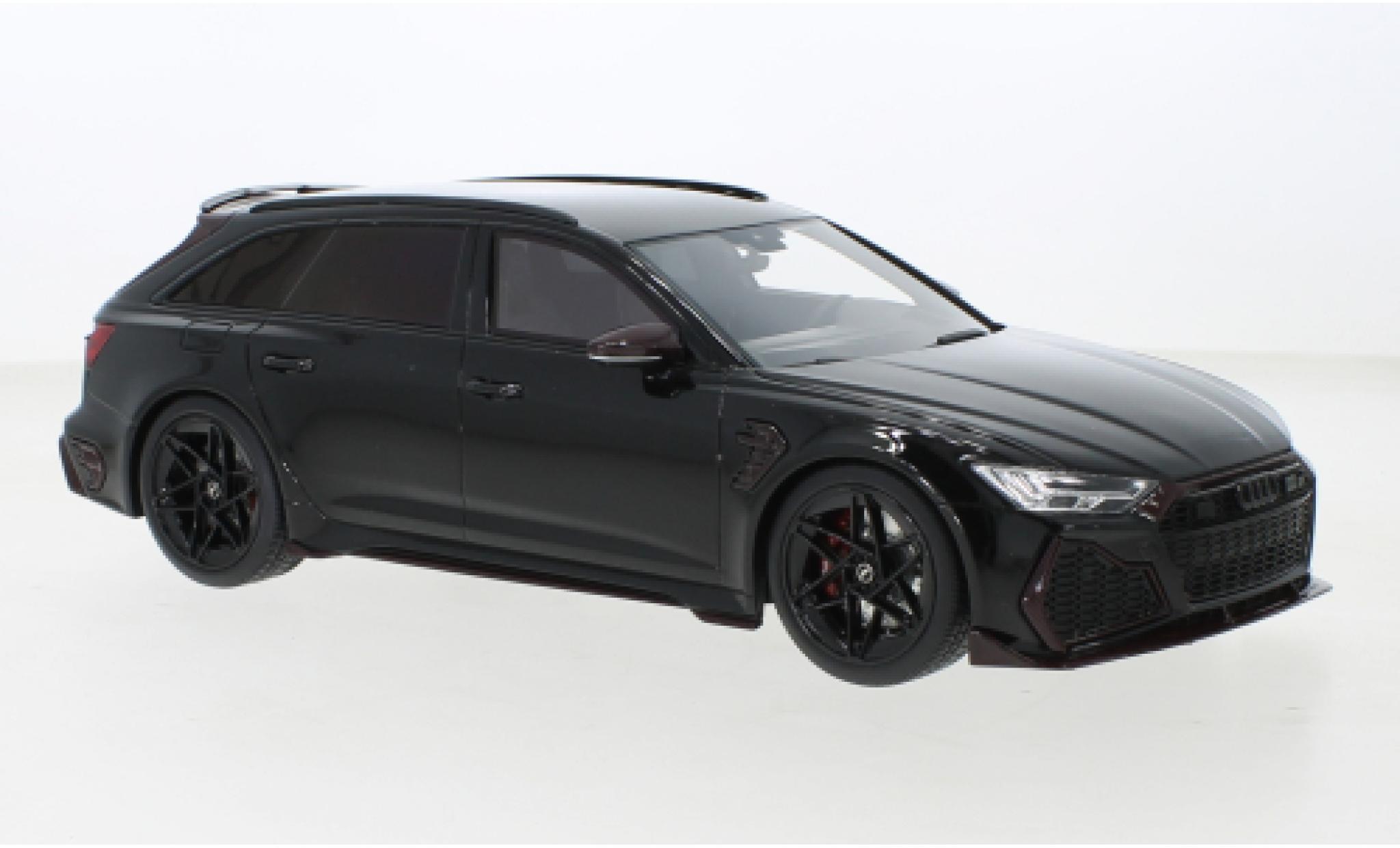 Modellino in miniatura Audi RS6 1/18 Top Speed Avant (C8) Johann Abt  Signature Edition nero 2021 