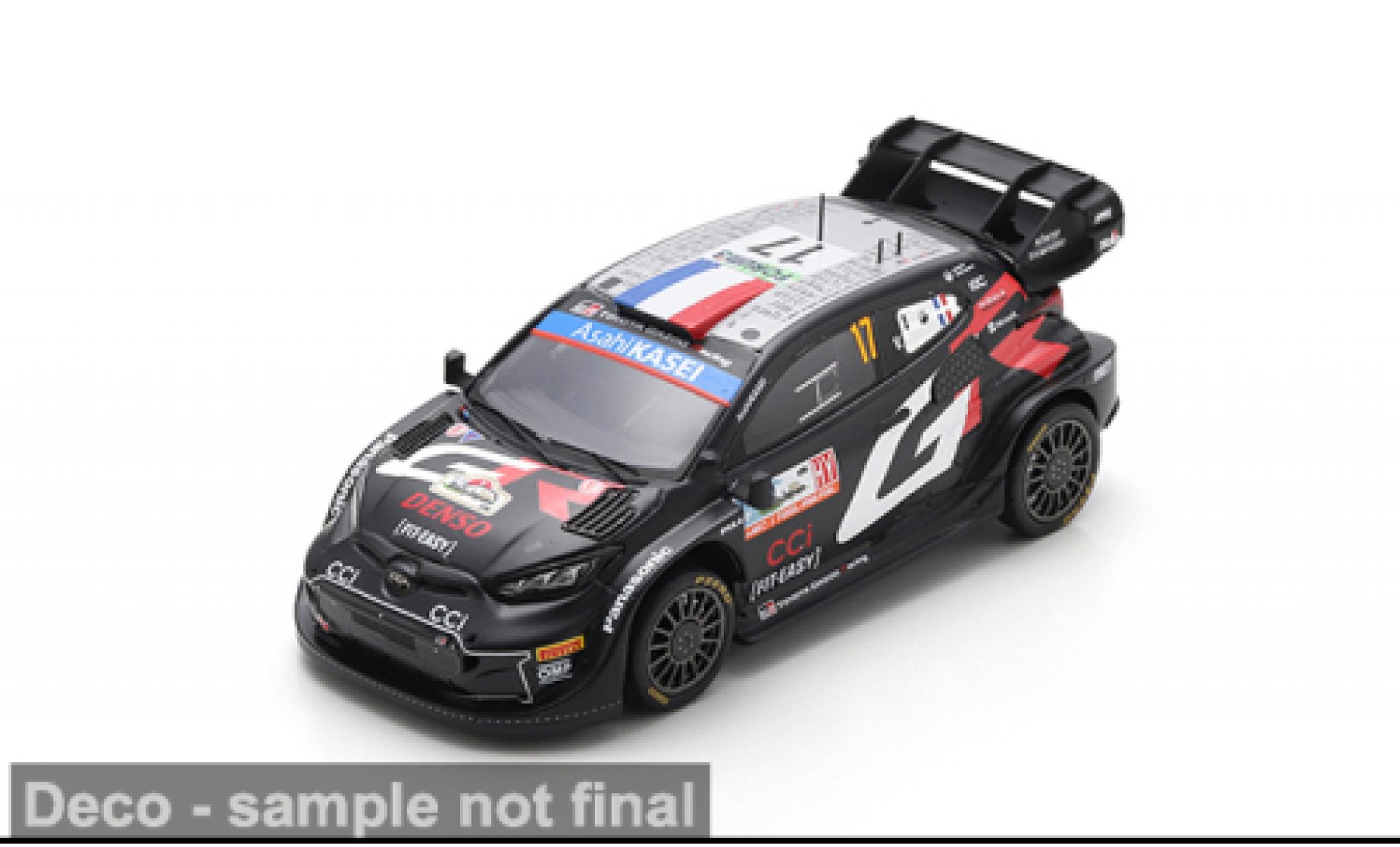 Toyota Yaris 1/43 Spark GR Rally1 Hybrid Rally Japan 2024 #17 S.Ogier/V.Landais 1:43 miniature