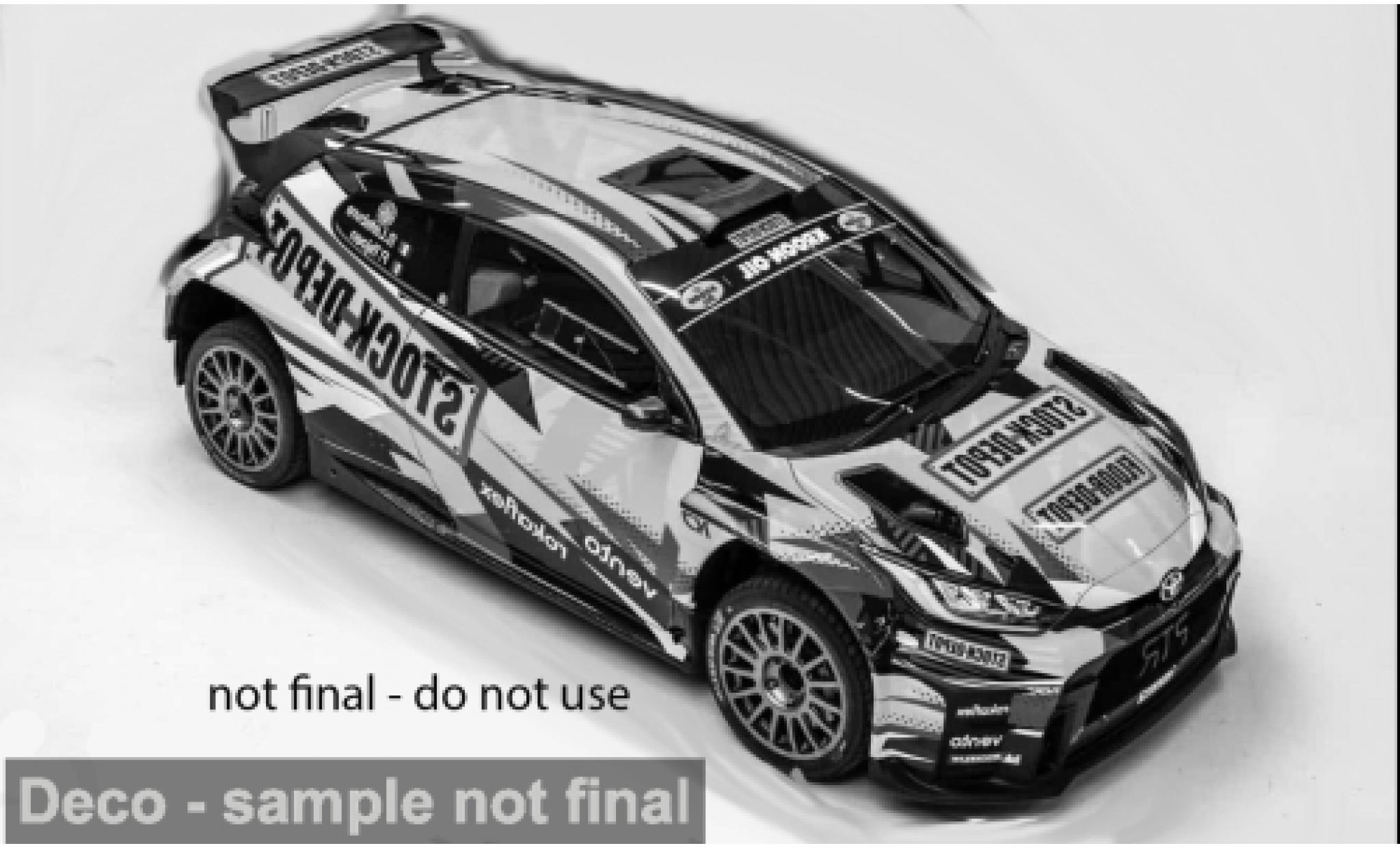 Toyota Yaris 1/18 IXO GR Rally2 Rally Ypres 2026 #2 S.Lefebvre/P.Tsjoen 1:18 miniature