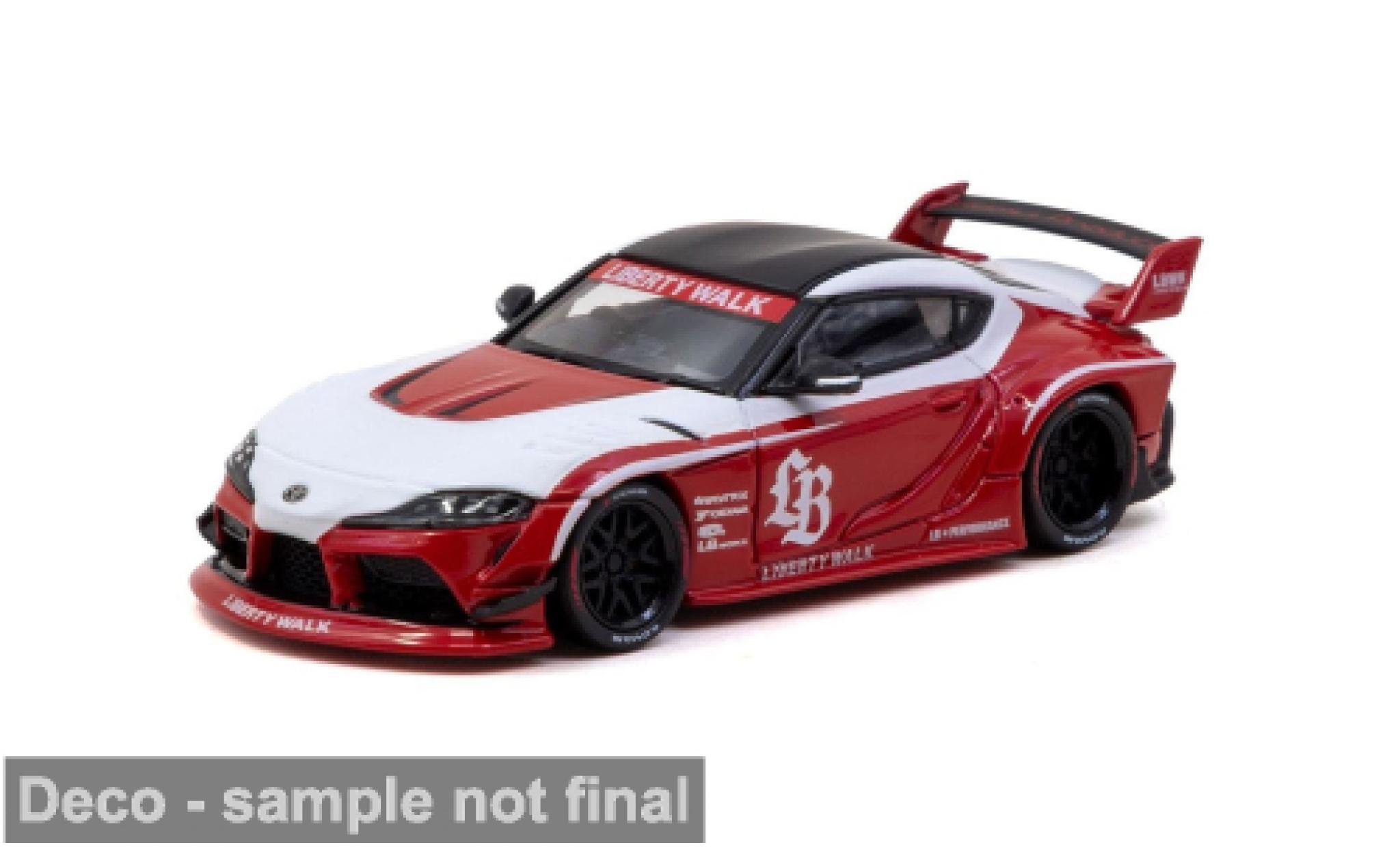 Toyota Supra 1/64 Tarmac Works SUPRA (A90) LB -WORKS rouge 2025 1:64 miniature