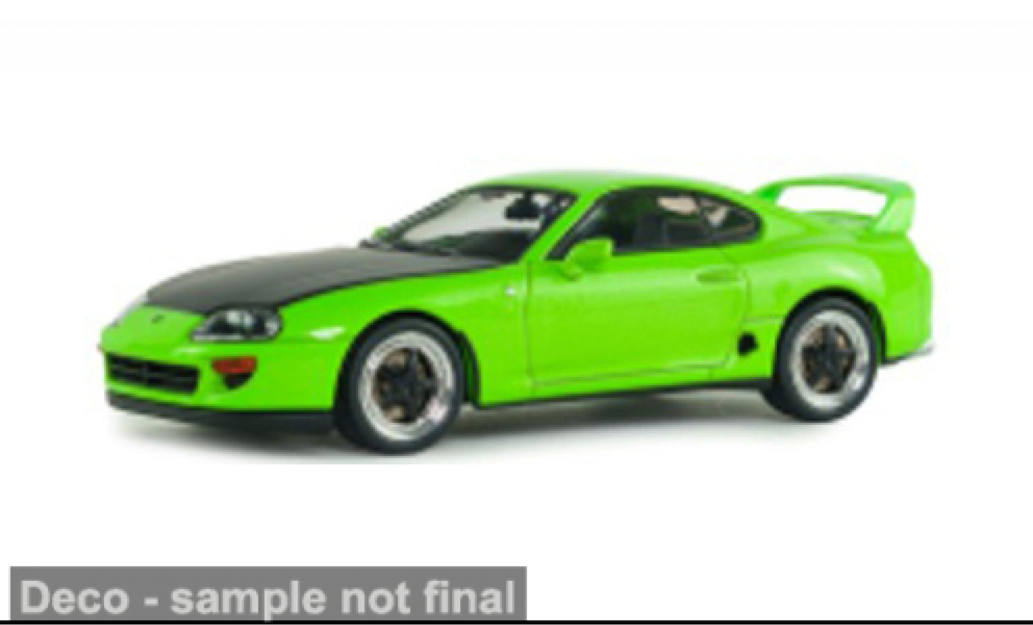 Toyota Supra 1/43 Solido MK4 verte/noire 2001 1:43 miniature