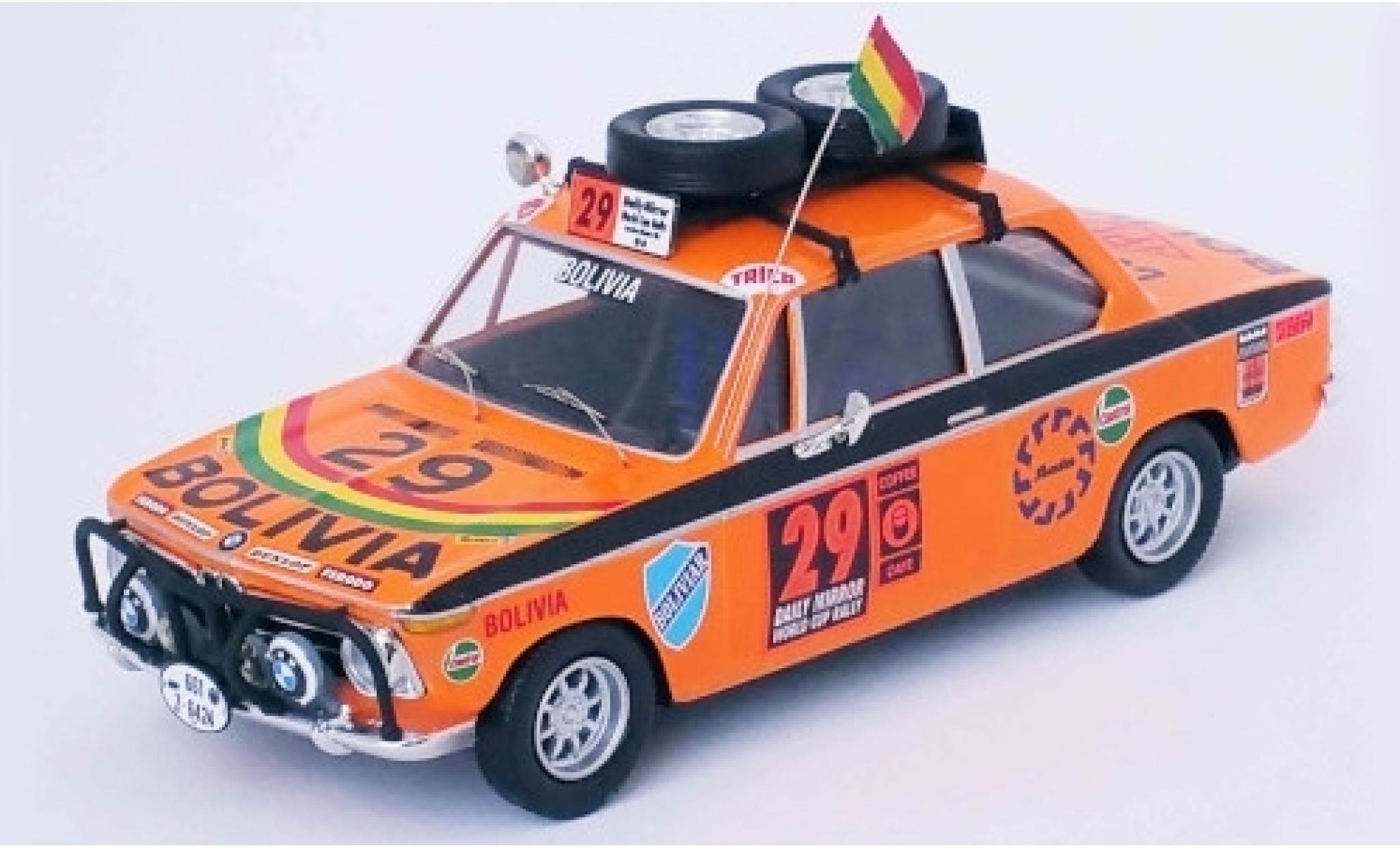 Diecast model cars Bmw 2002 1/43 Trofeu ti No.29 Bolivia