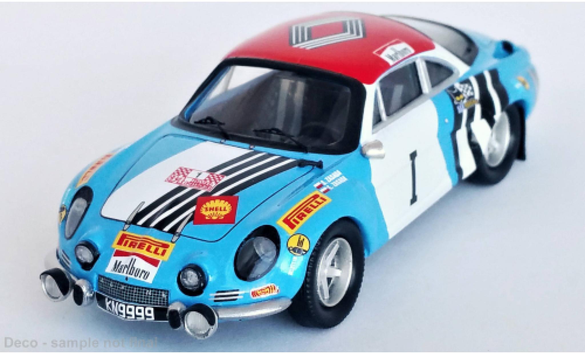 Miniature RENAULT SPORT Alpine A110 échelle 1/43 - Rallye - Pro-RS