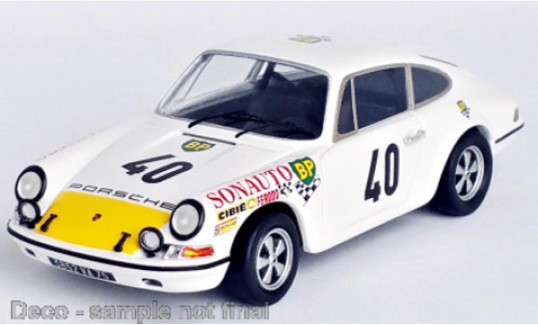 Miniature Ferrari 412 1/43 Hot Wheels Elite T 1b No.28 G
