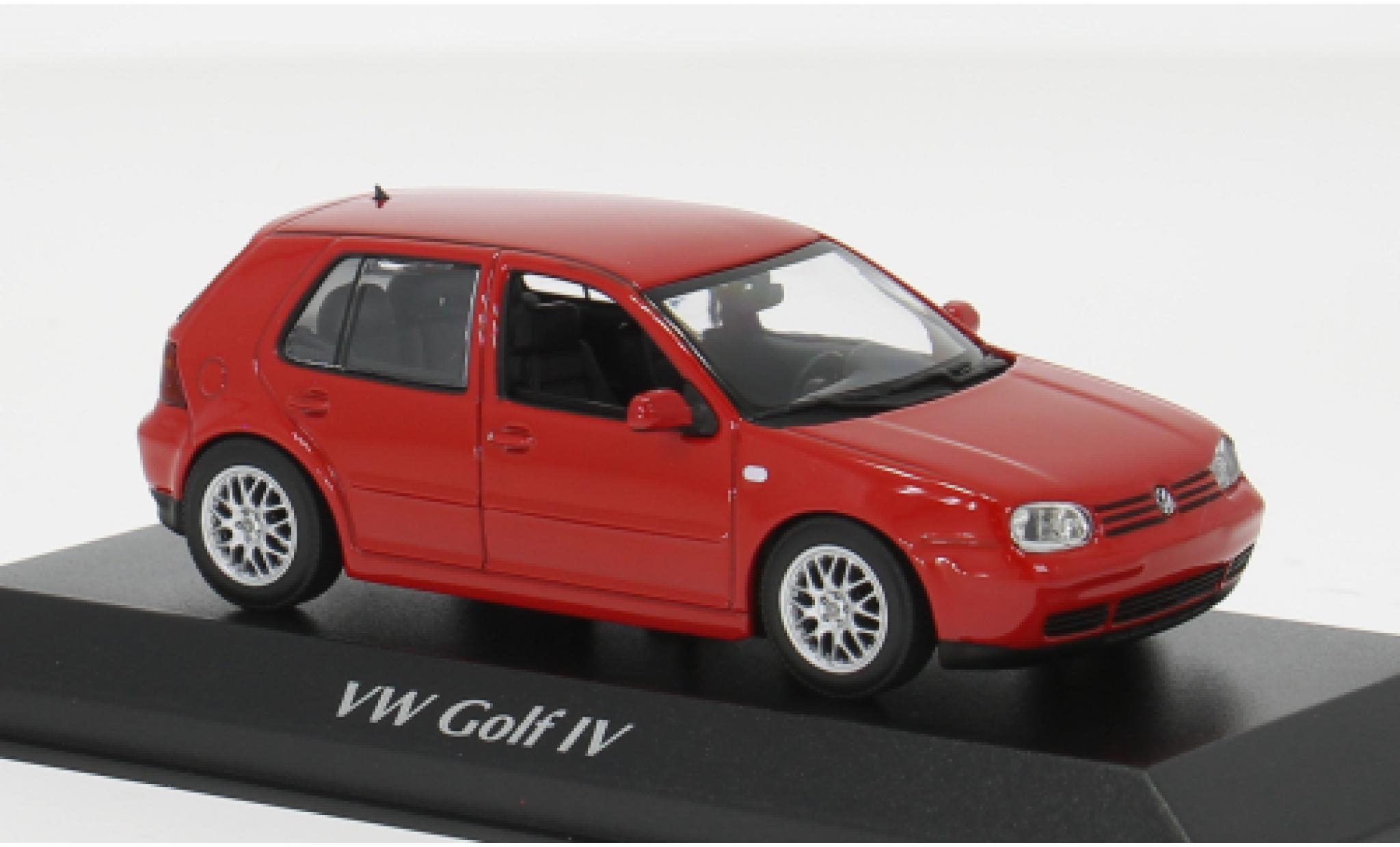 Volkswagen Golf 1/43 Maxichamps IV rouge 1999 1:43 miniature