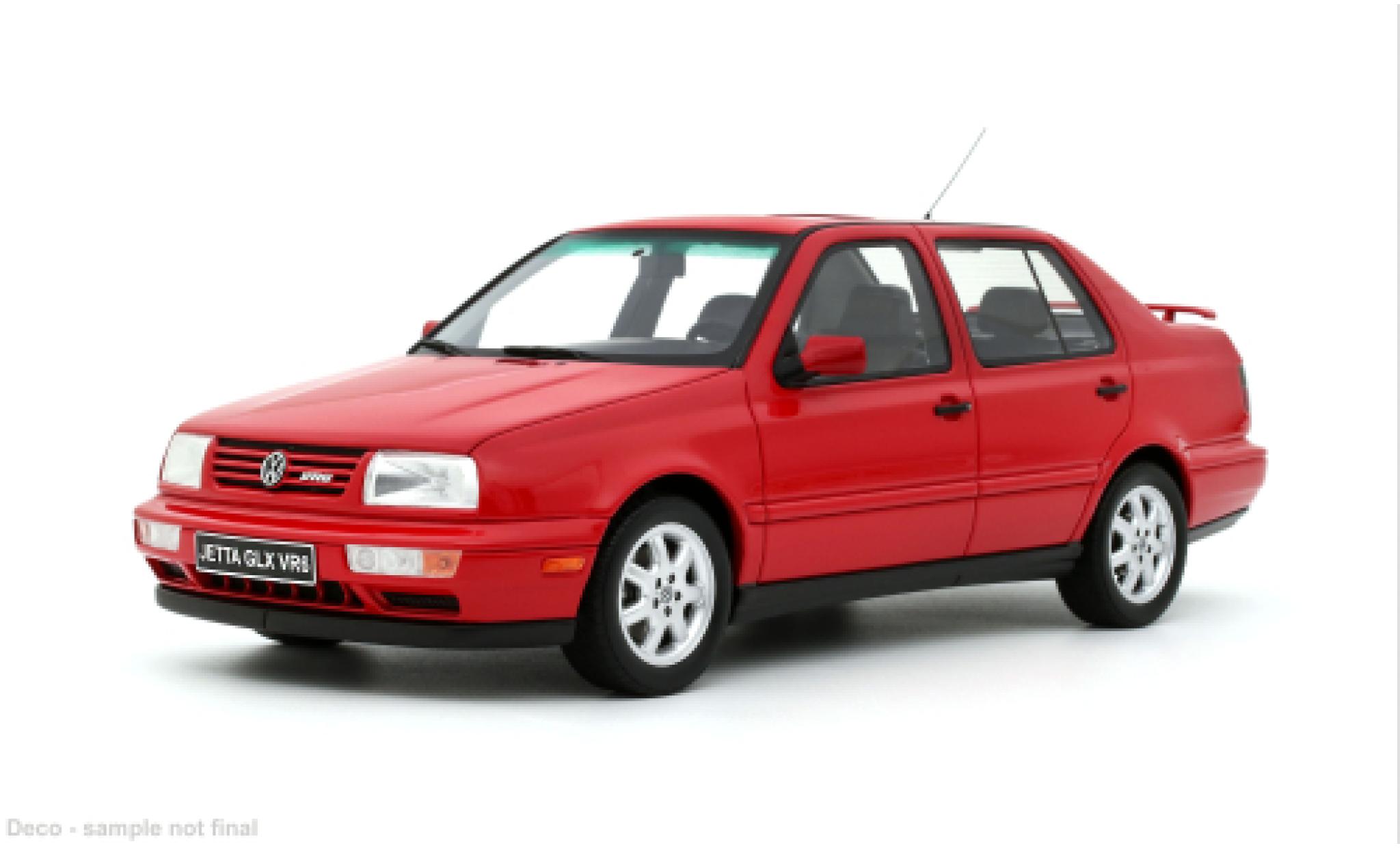 Volkswagen Jetta 1/18 Ottomobile MK III GLX VR6 rouge 1996 1:18 miniature