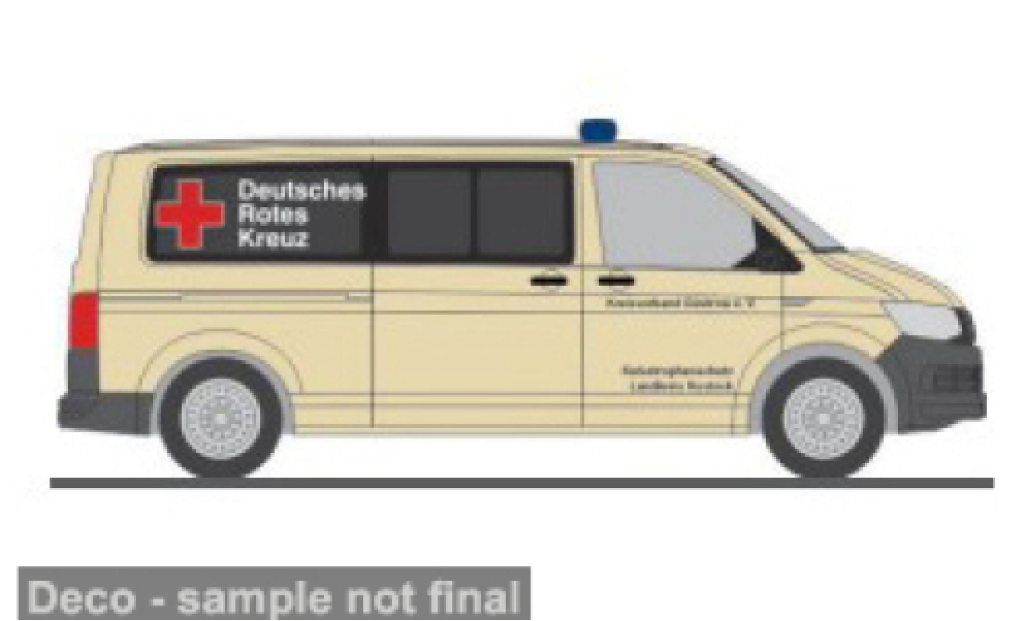 Volkswagen T6 1/87 Rietze DRK KV G&uuml;strow 1:87 miniature