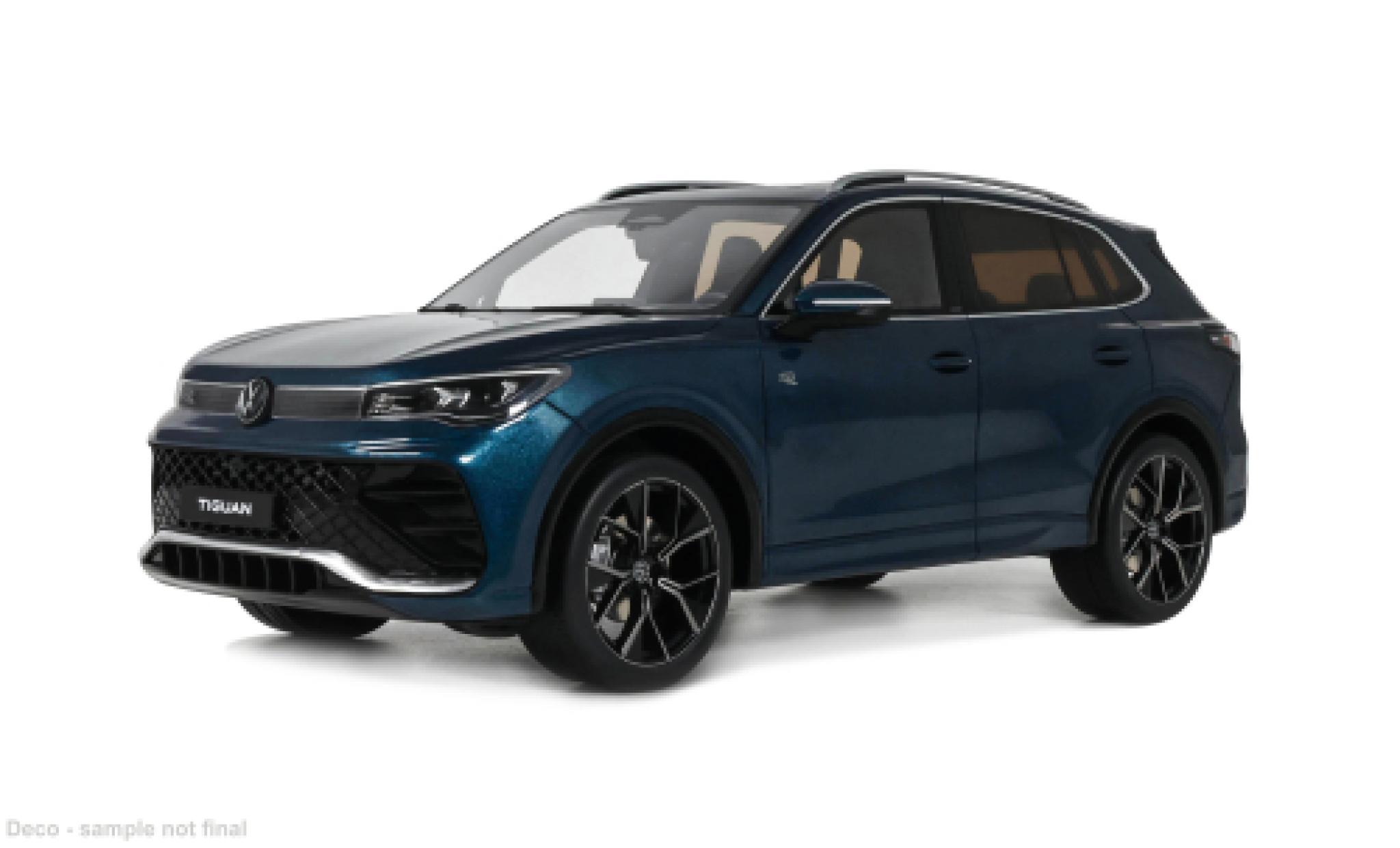 Volkswagen Tiguan 1/18 Ottomobile E TSI R-Line bleue 2024 1:18 miniature