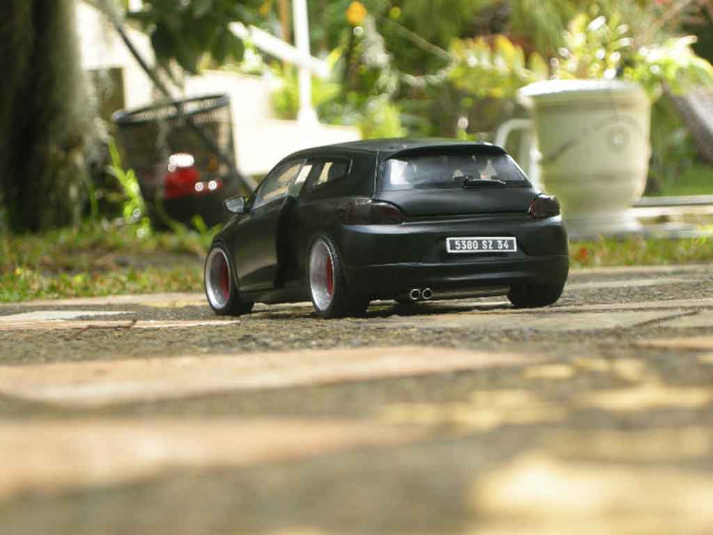 Volkswagen Scirocco 1/18 Norev 3 r noire german look