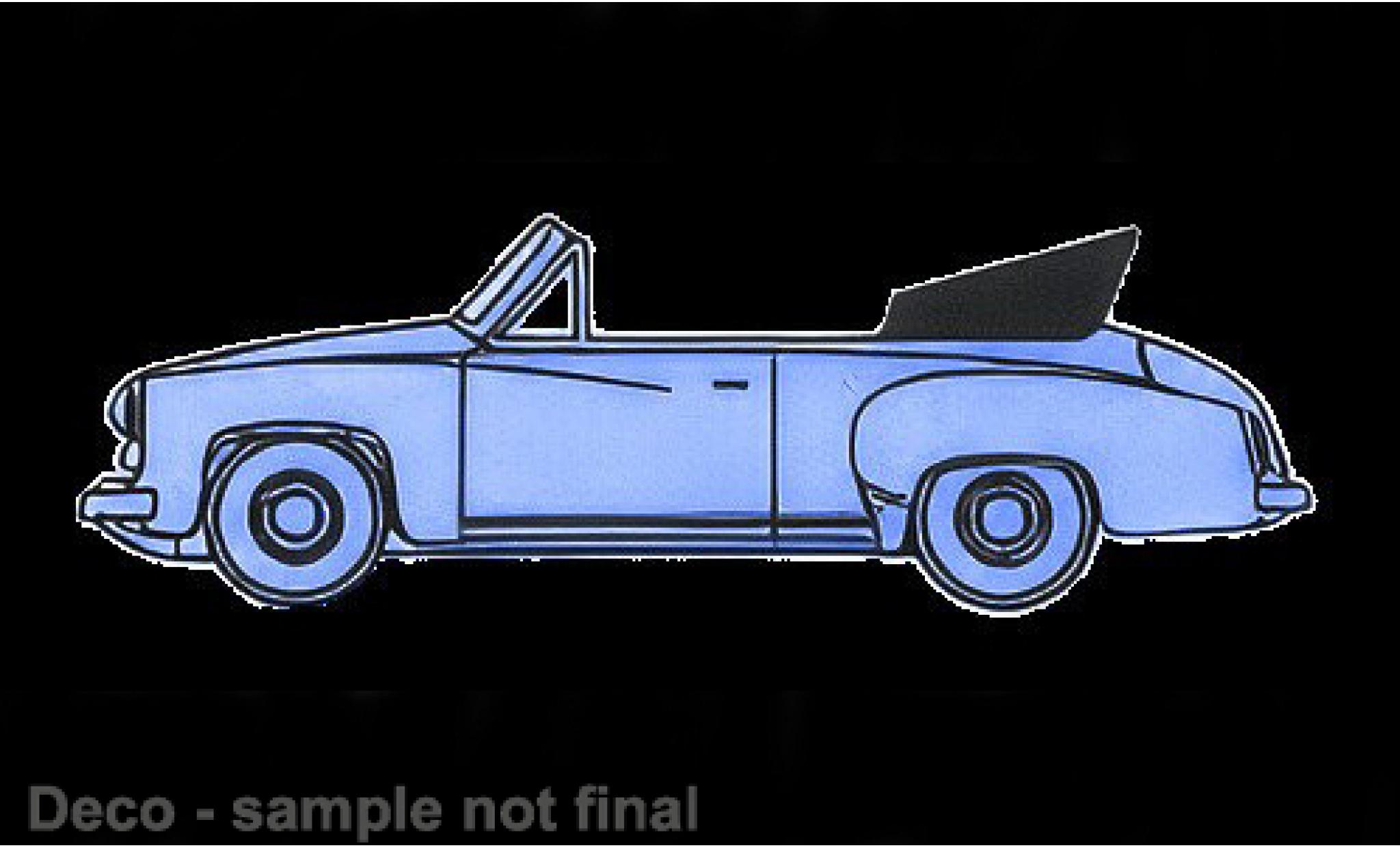 Wartburg 311 1/87 Brekina Cabriolet bleue 1959 1:87 miniature